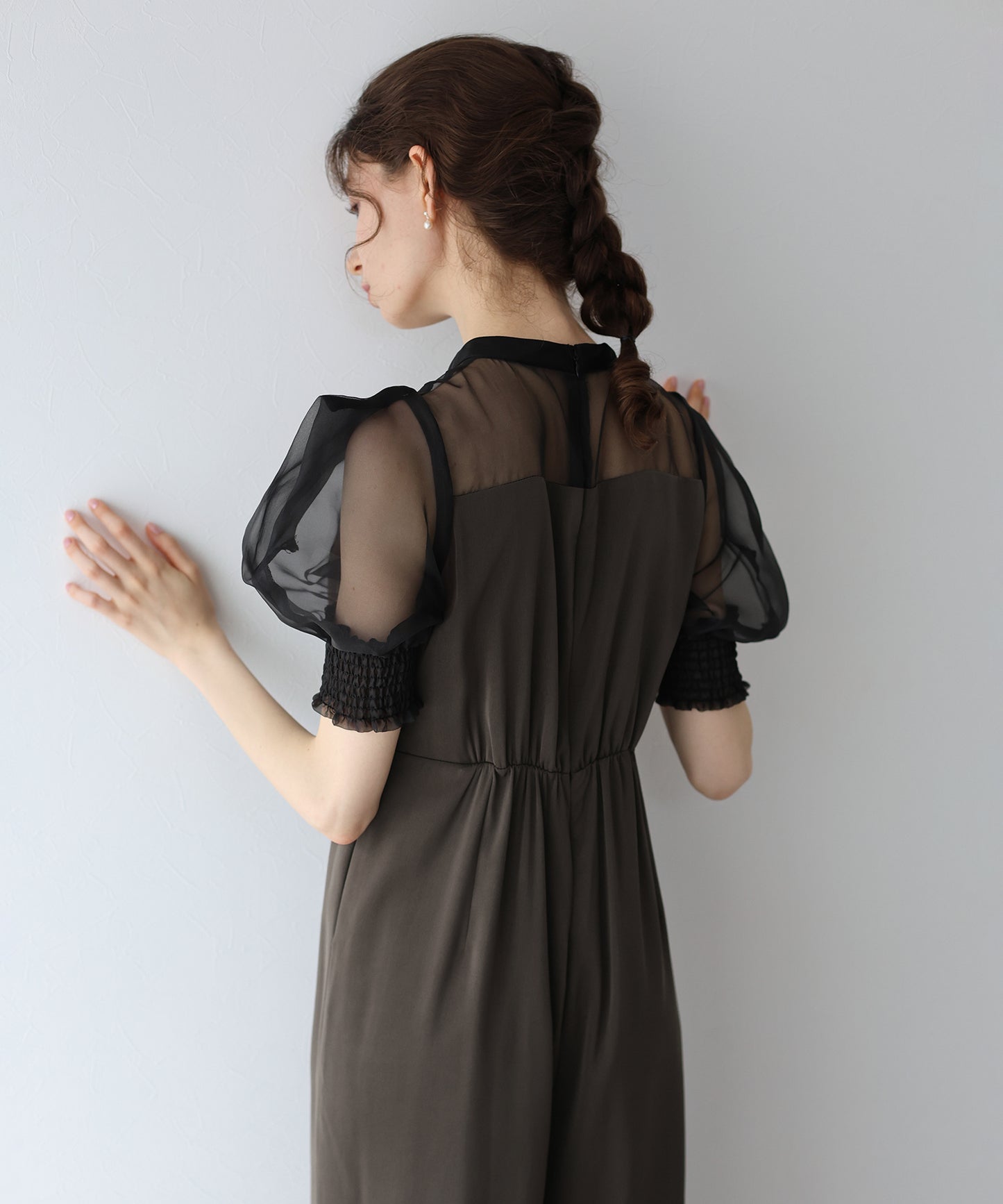 【TIME SALE】イレギュラーカットオールインワンパンツドレス