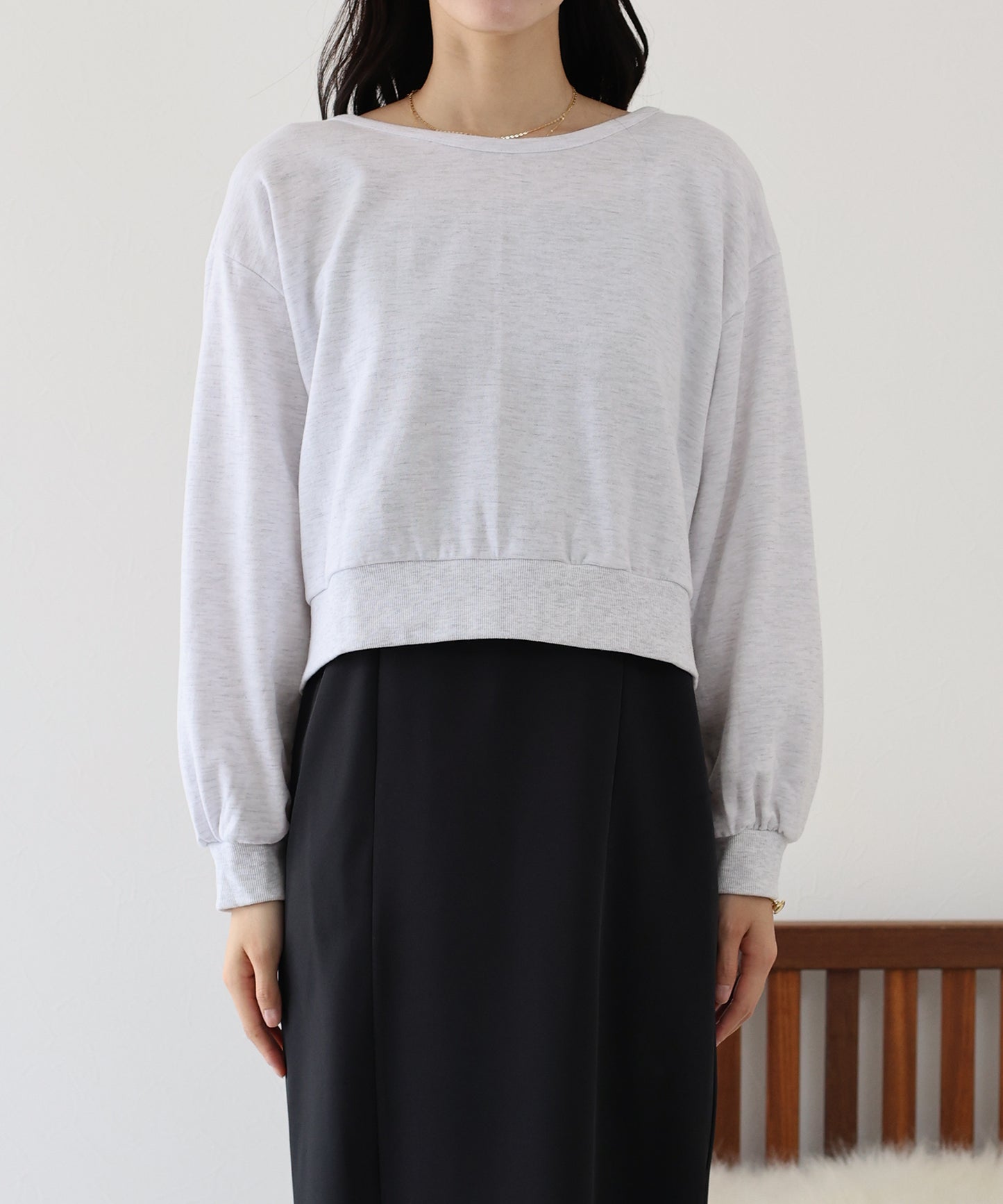 【TIME SALE】バックリボンスウェット