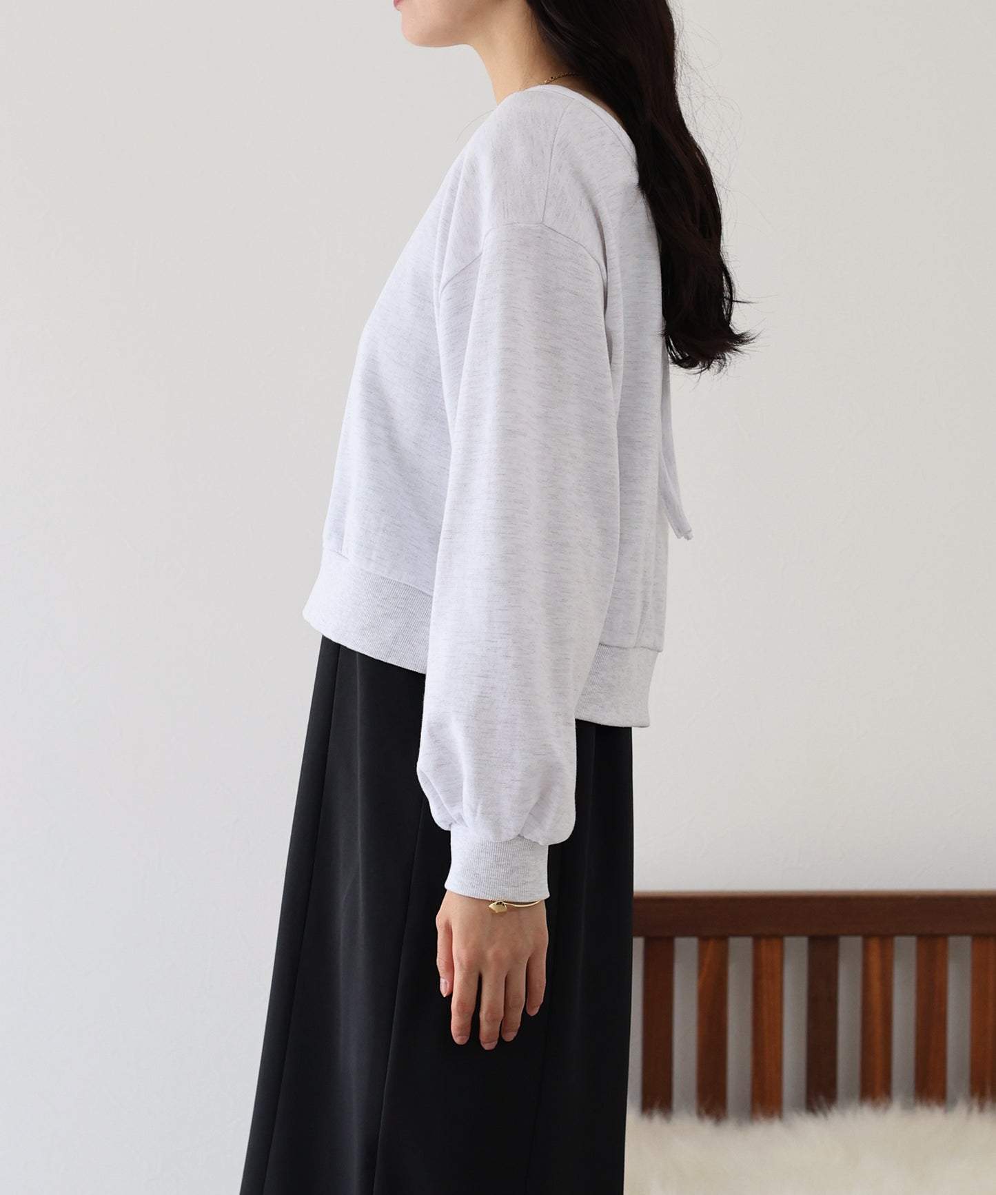 【TIME SALE】バックリボンスウェット