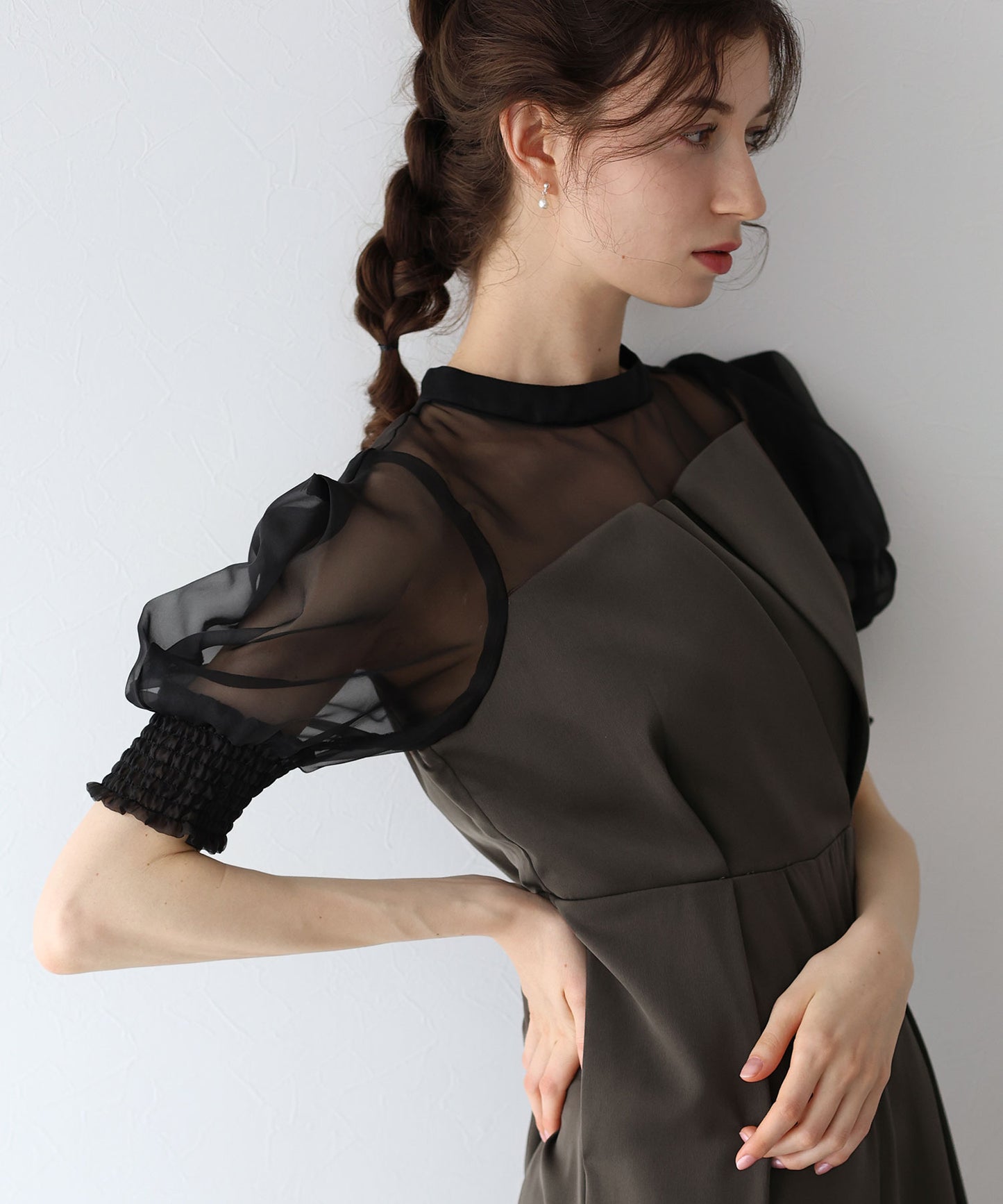 【TIME SALE】イレギュラーカットオールインワンパンツドレス