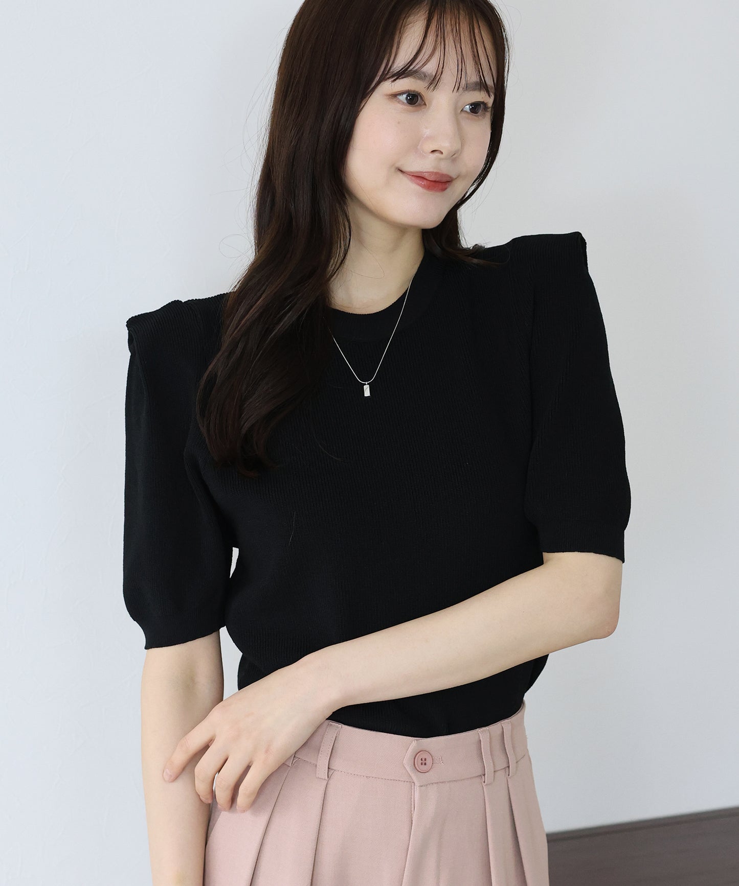 【SALE】タックスリーブサマーニット