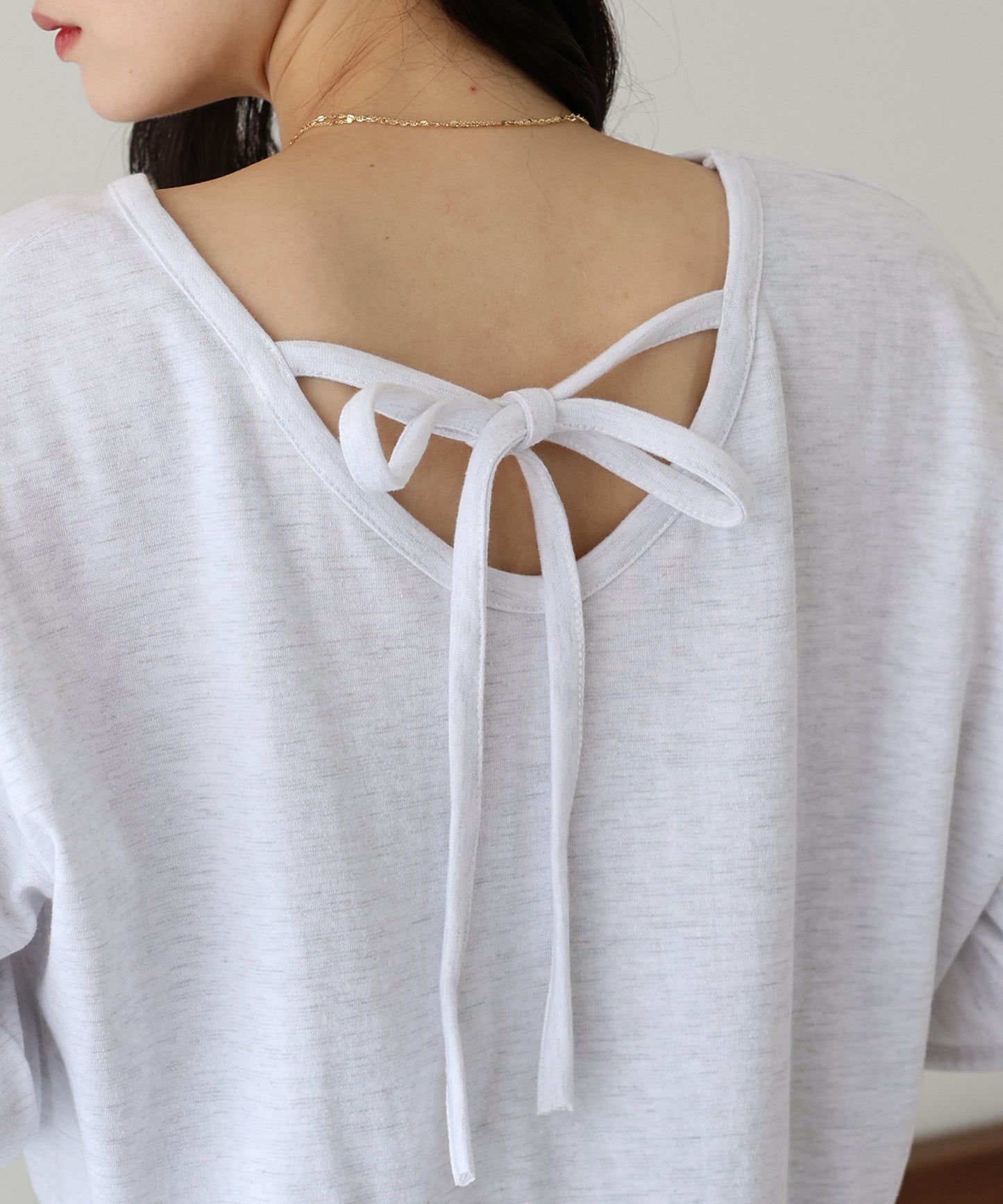 【TIME SALE】バックリボンスウェット