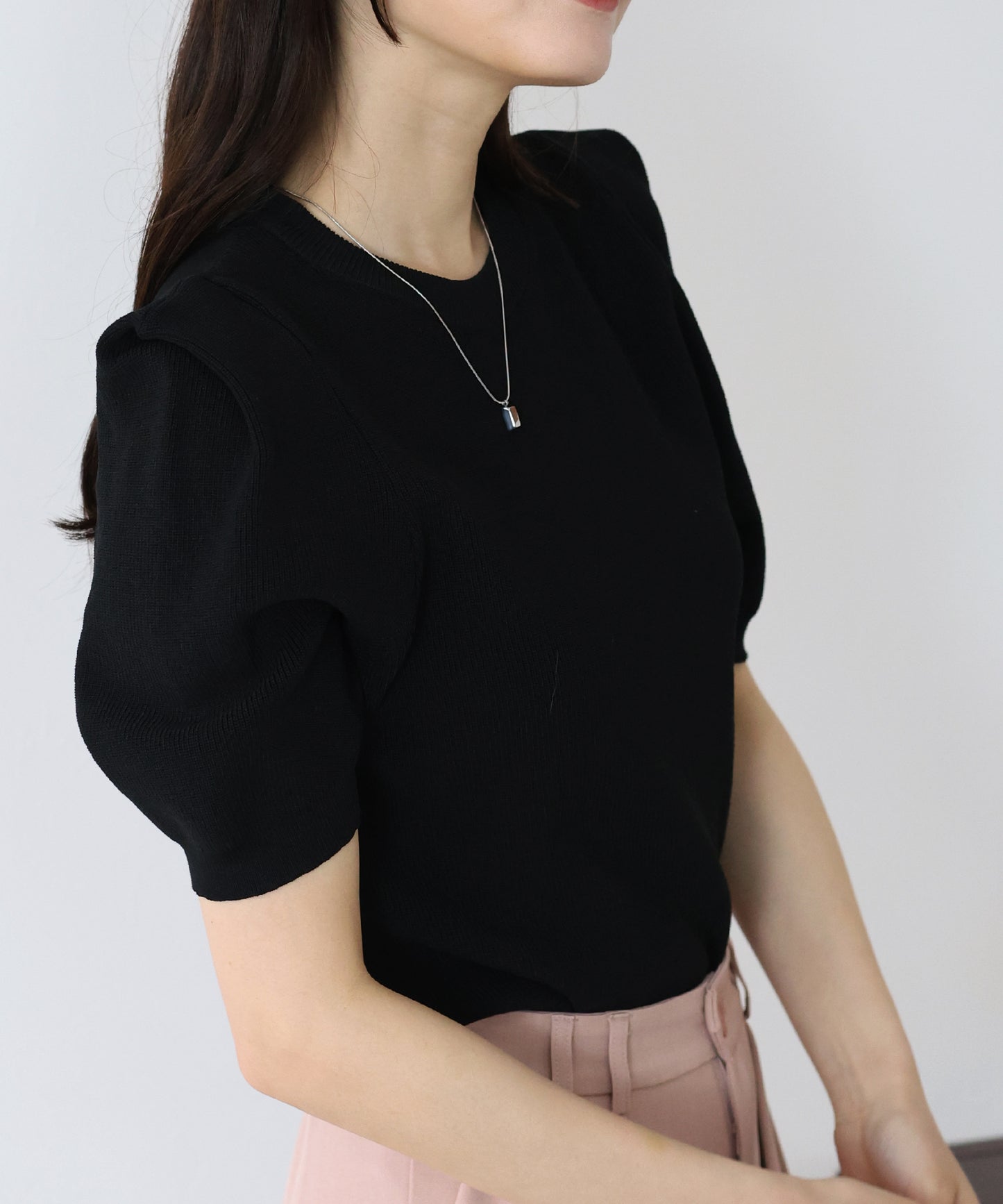 【SALE】タックスリーブサマーニット