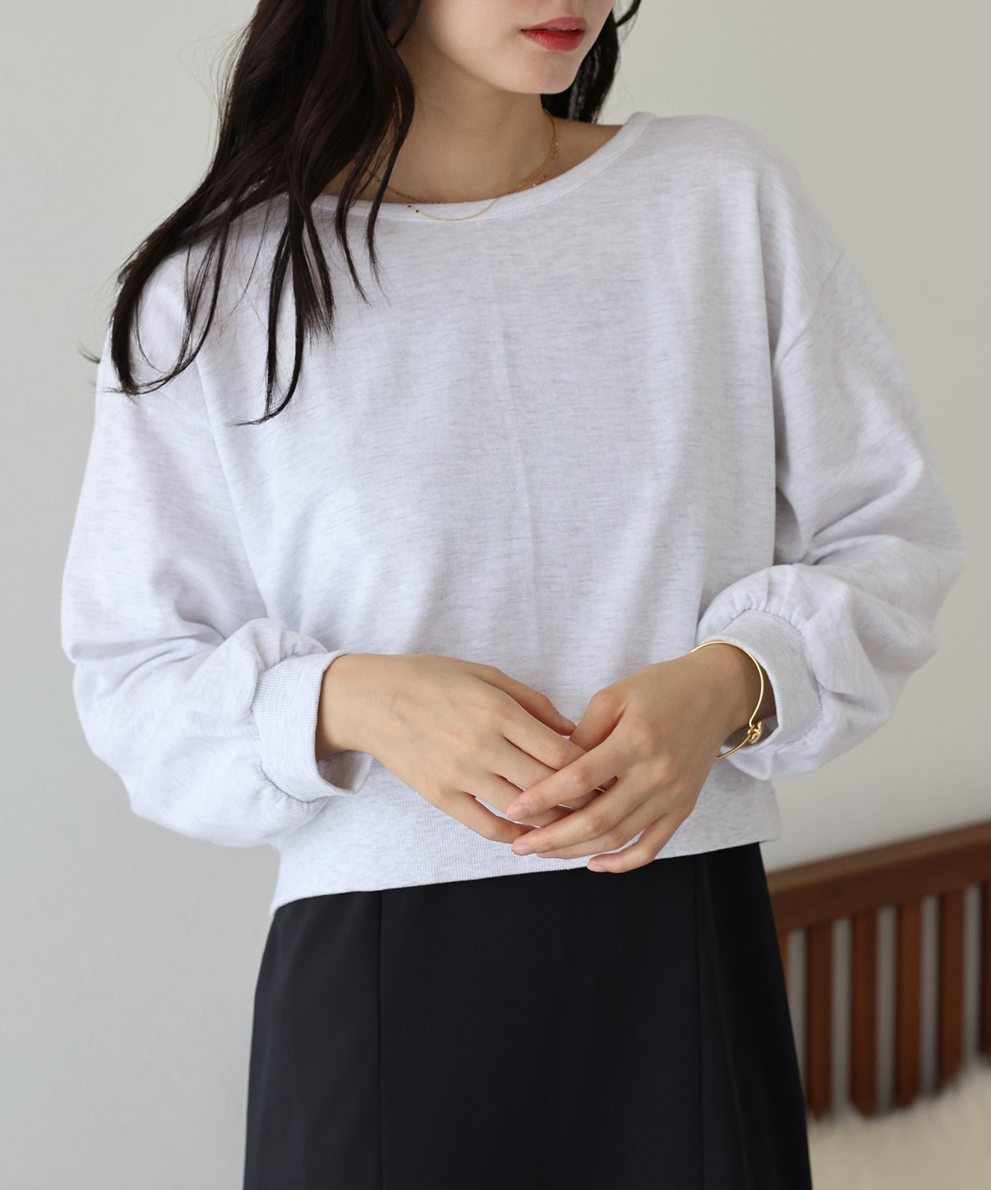 【TIME SALE】バックリボンスウェット