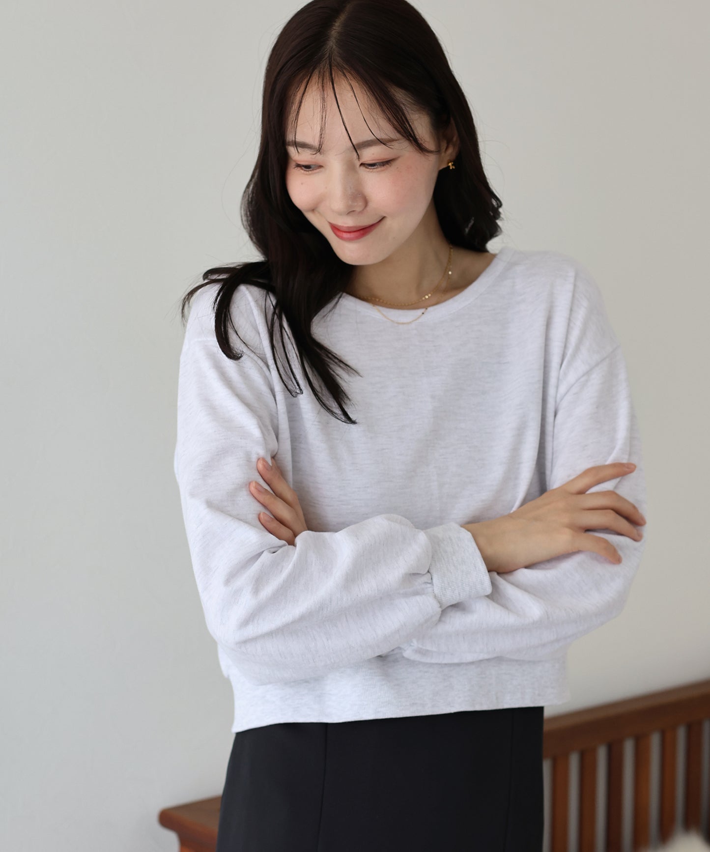 【TIME SALE】バックリボンスウェット