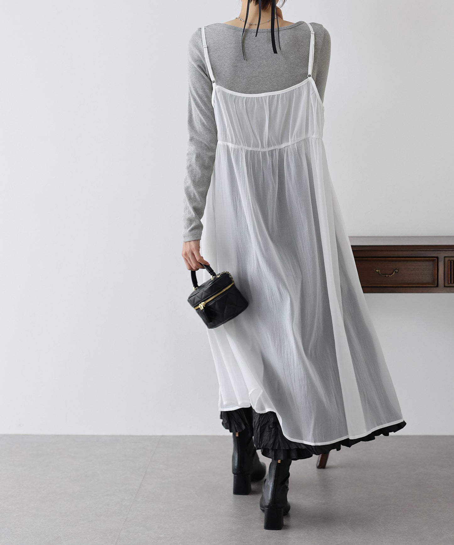 【SALE】シアーキャミワンピース