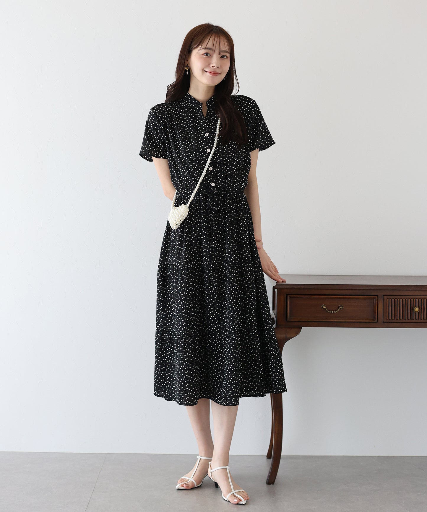 【TIME SALE】【接触冷感】無地&アソート花柄ワンピース