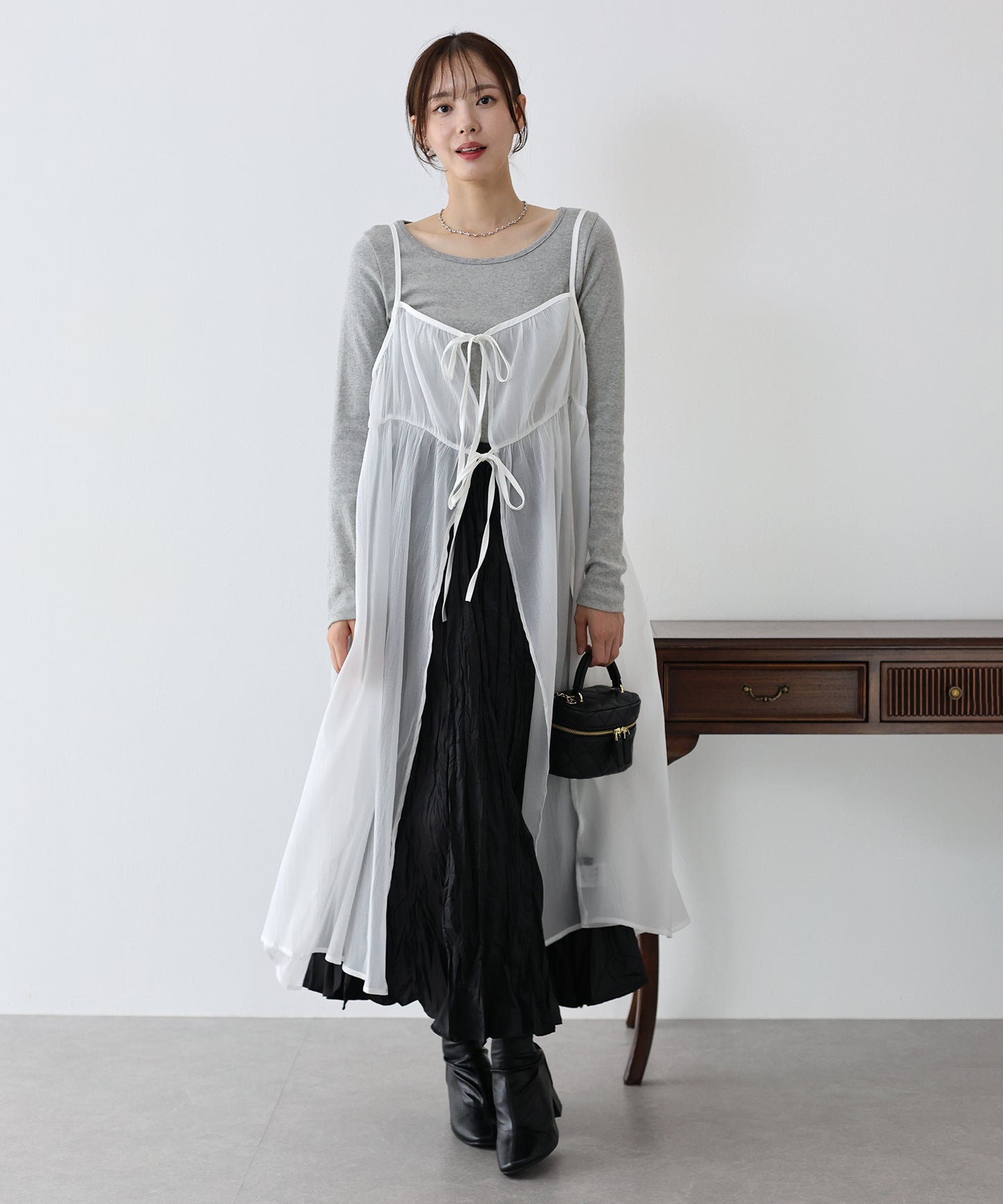 【SALE】シアーキャミワンピース