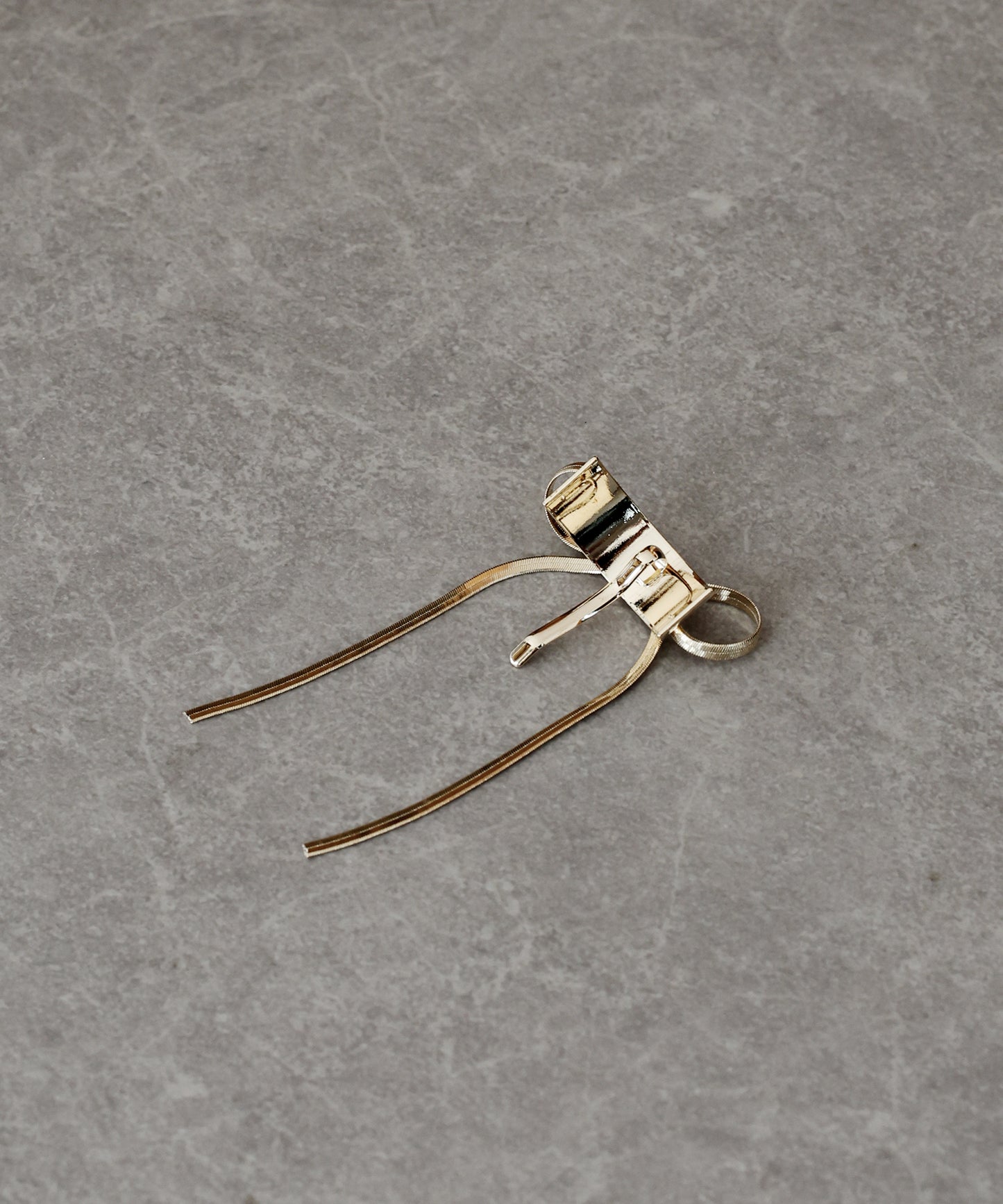 メタルリボンヘアカフ