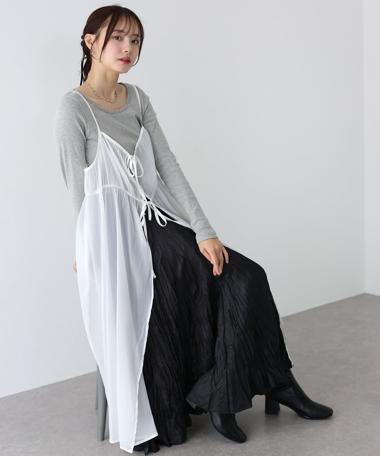 【SALE】シアーキャミワンピース