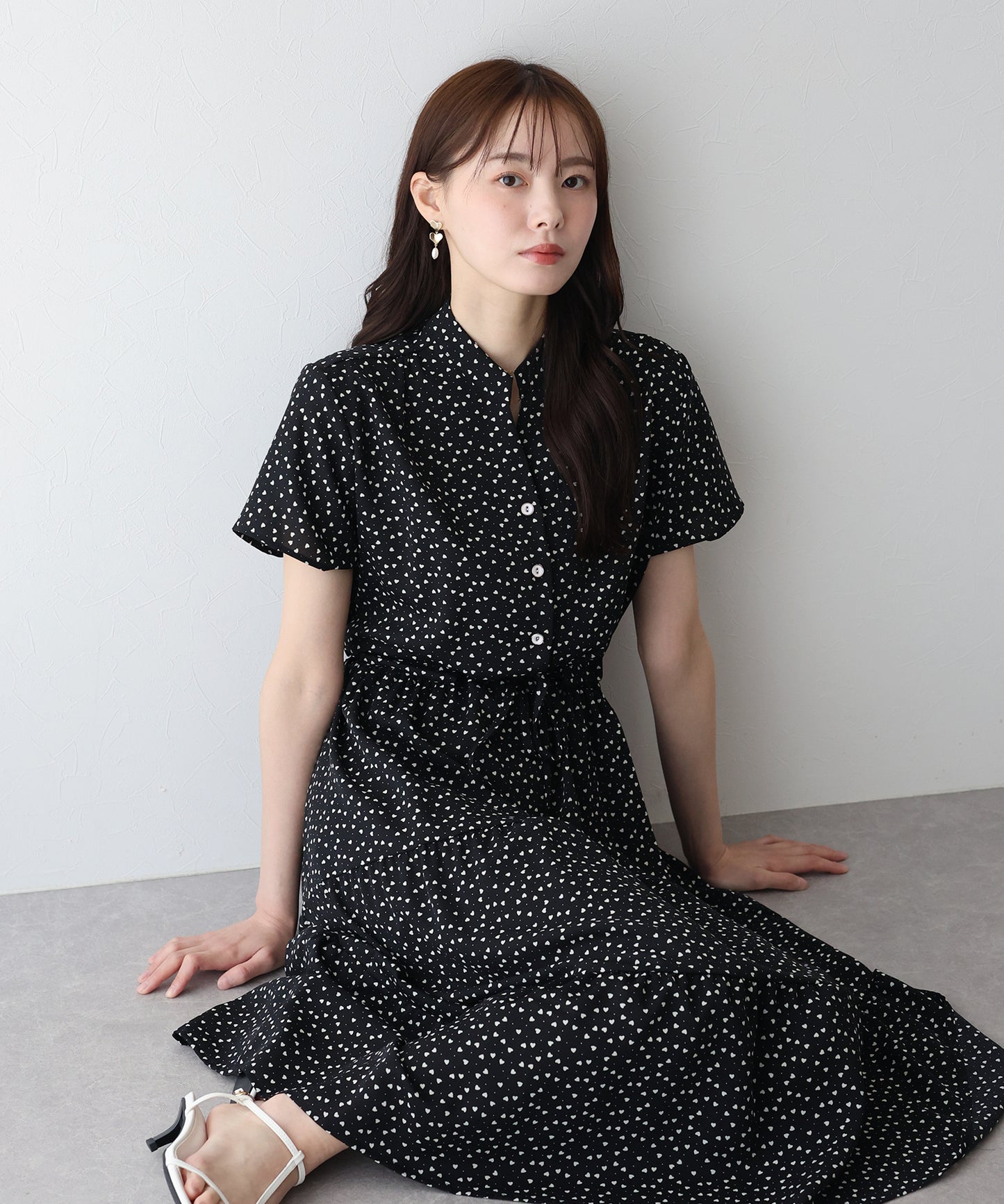 【TIME SALE】【接触冷感】無地&アソート花柄ワンピース