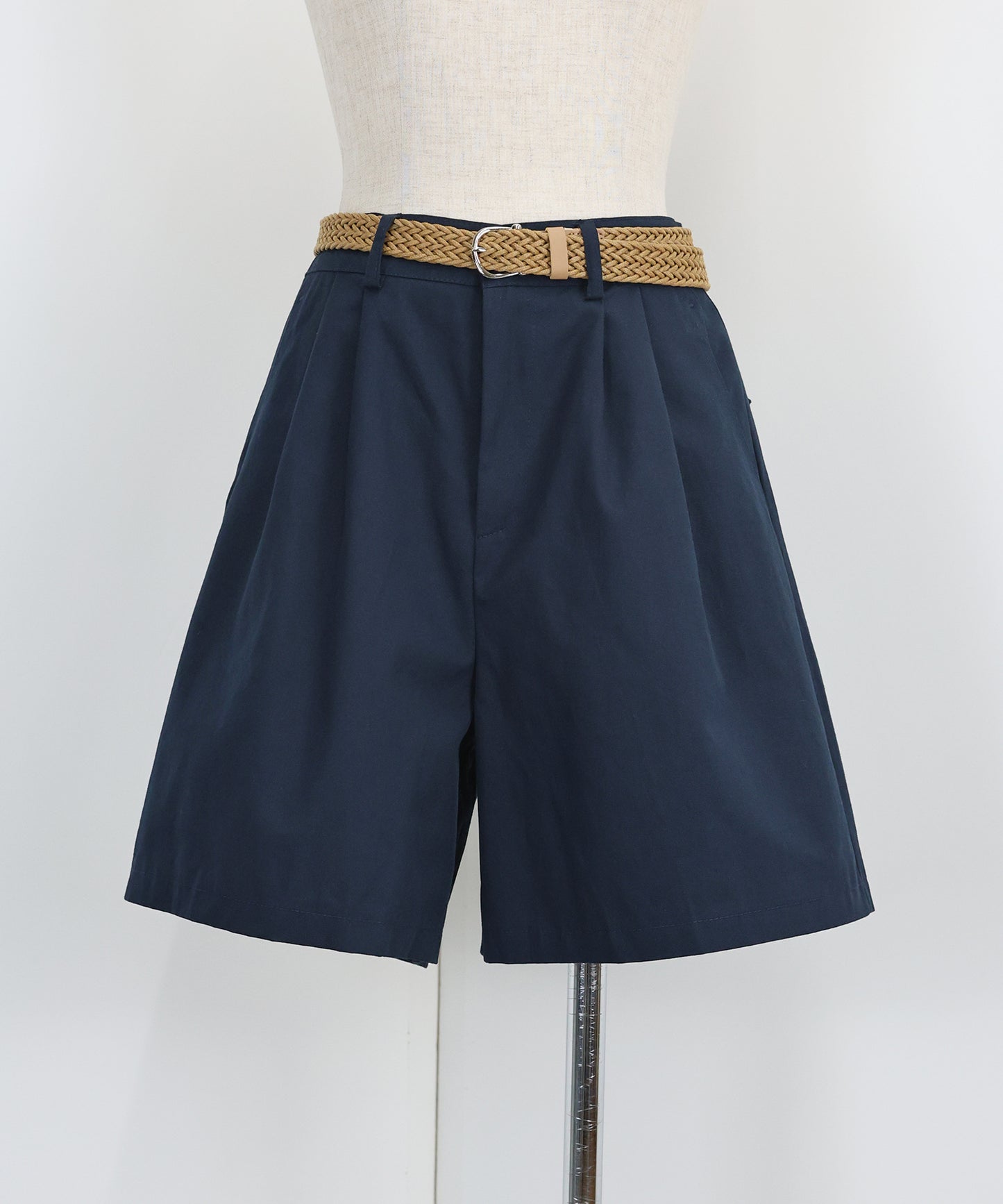 【SALE】メッシュベルト付きハーフパンツ