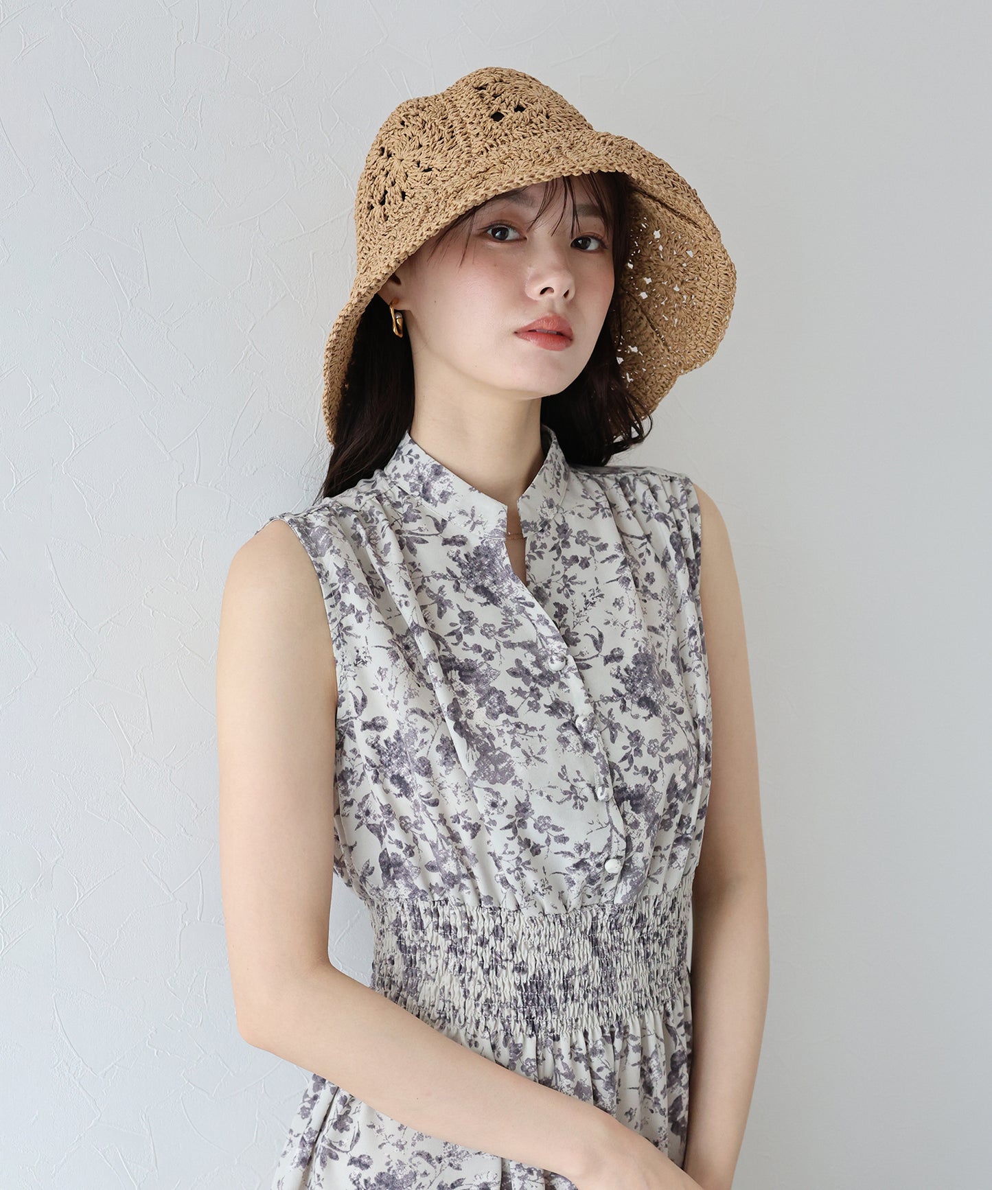 【TIME SALE】フラワーバケットハット