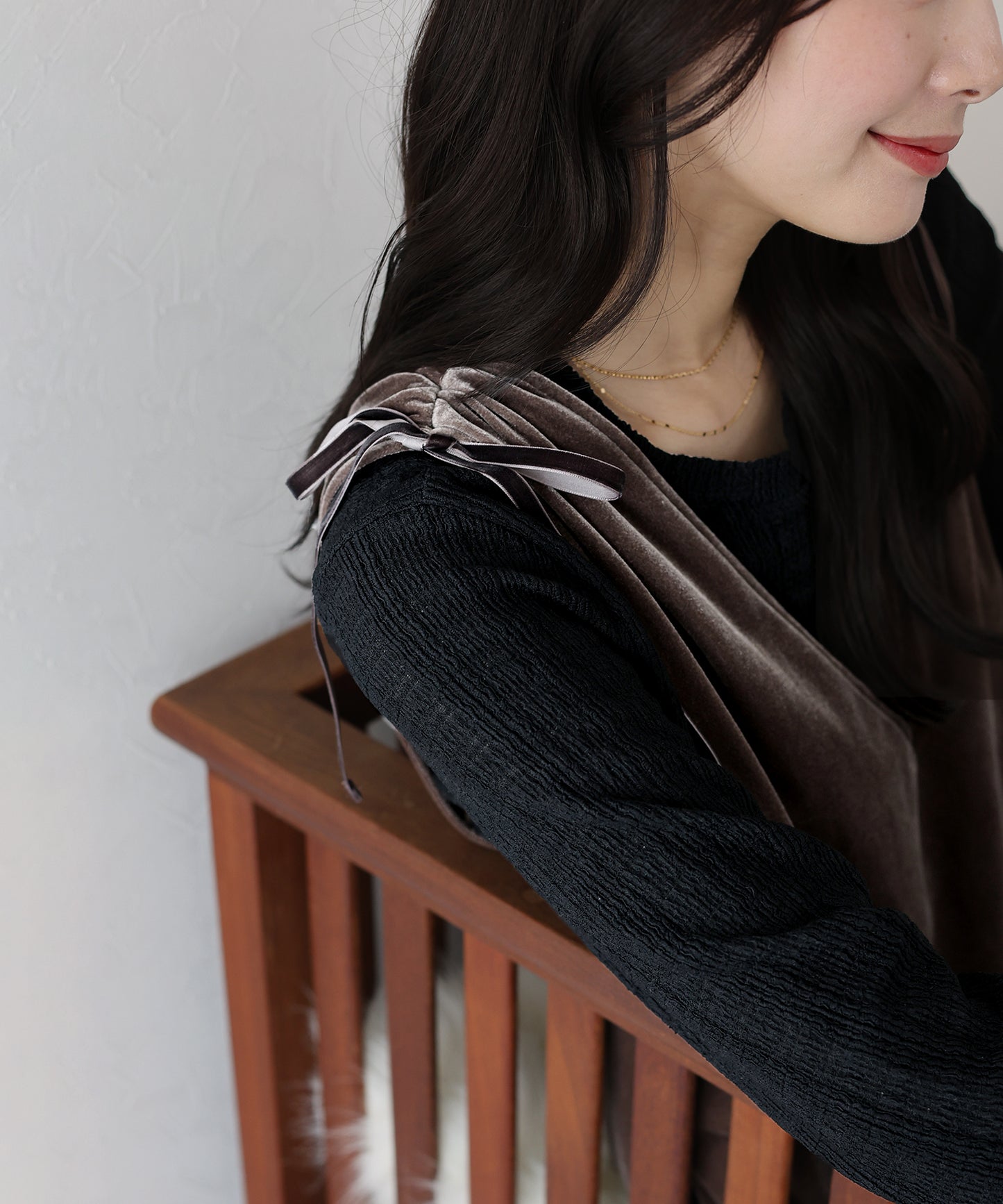 【SALE】ベロアジャンパースカート