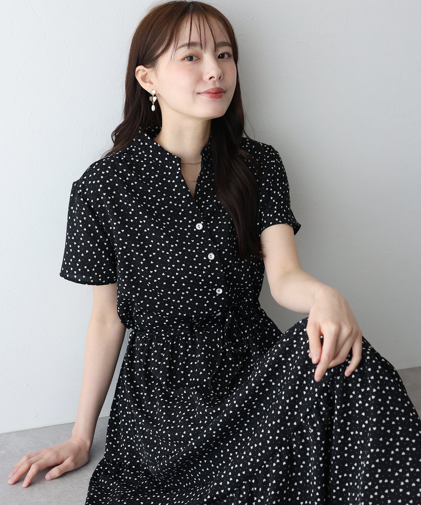 【TIME SALE】【接触冷感】無地&アソート花柄ワンピース