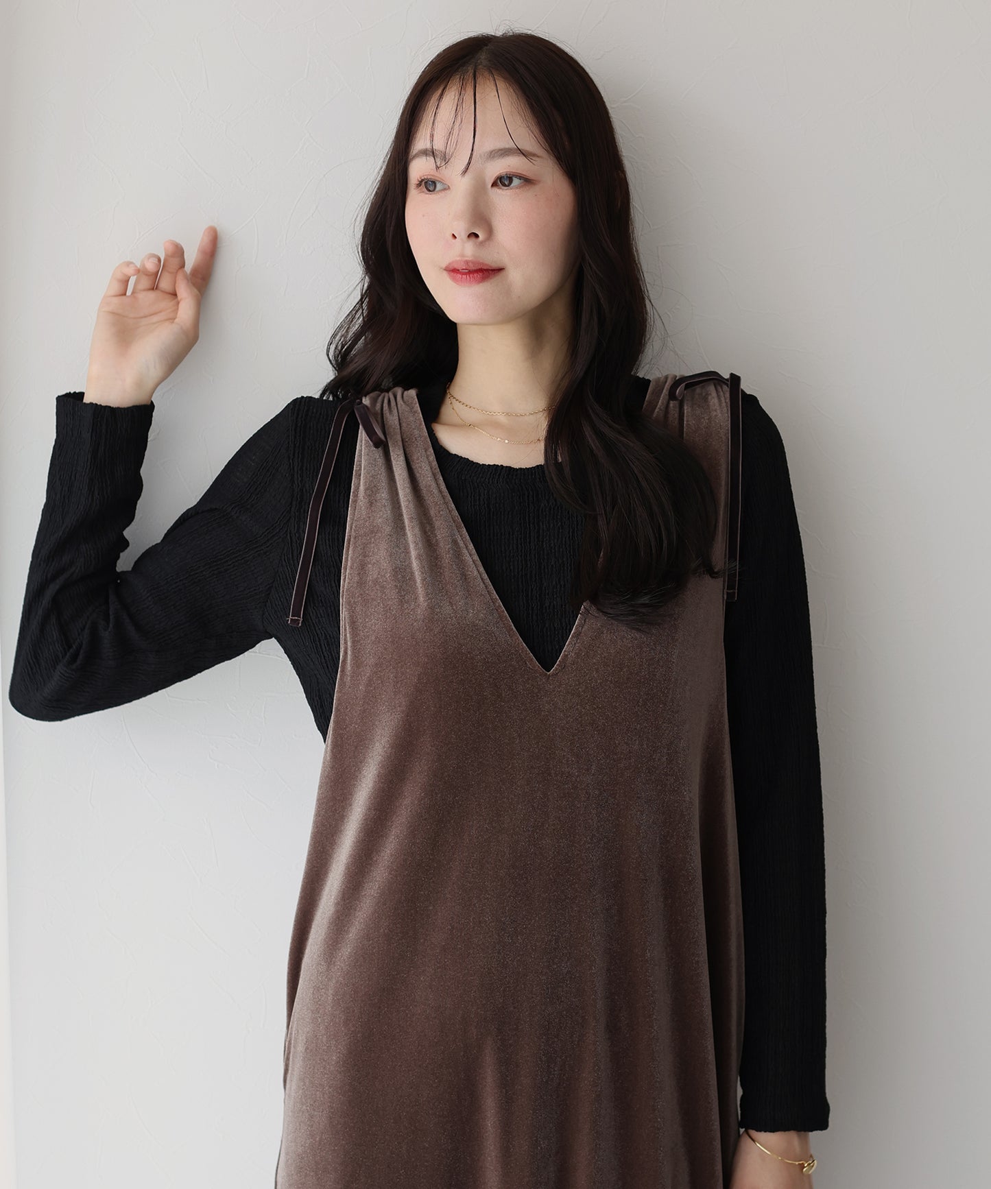 ストライプジャガードカットソー