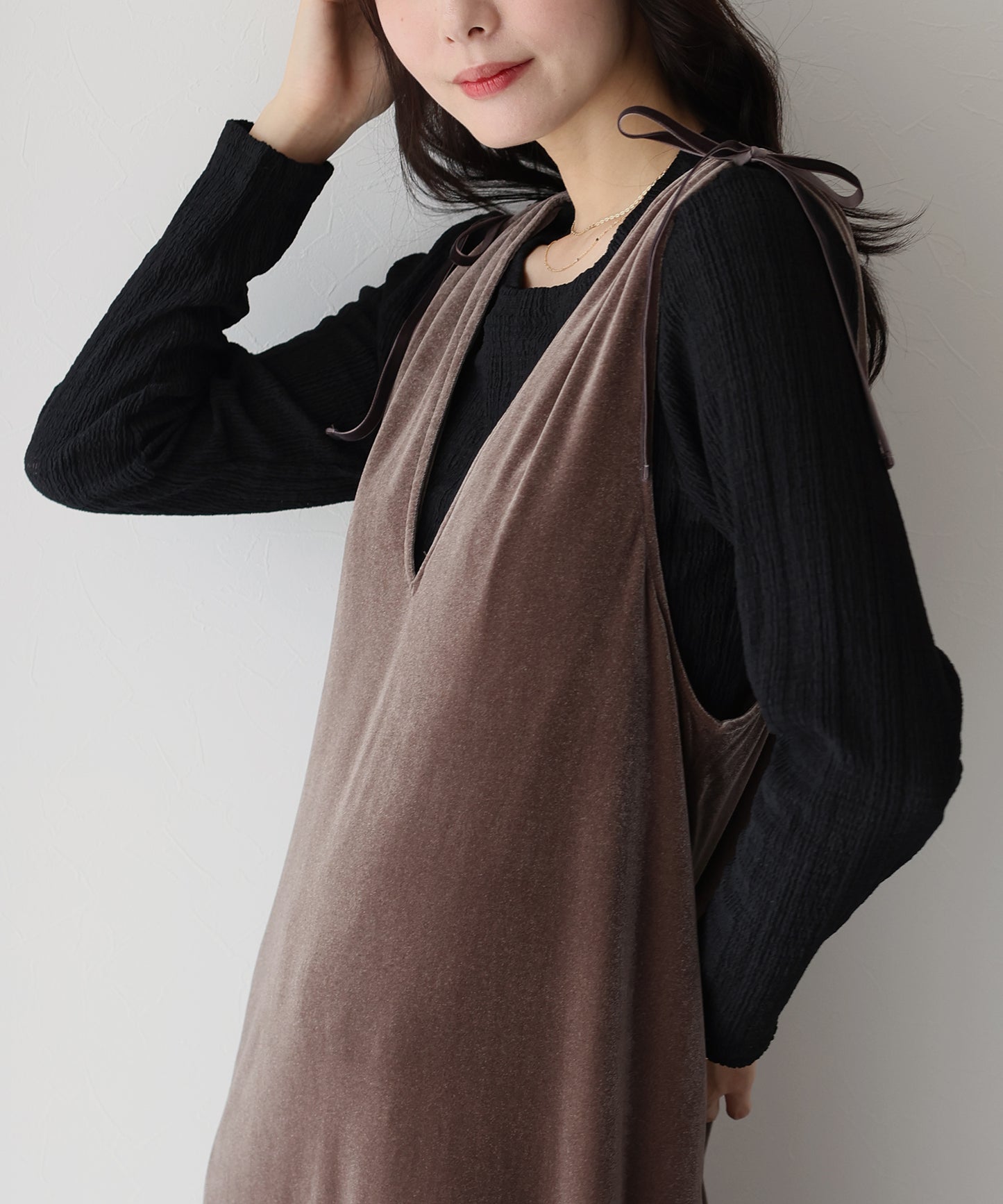 ストライプジャガードカットソー