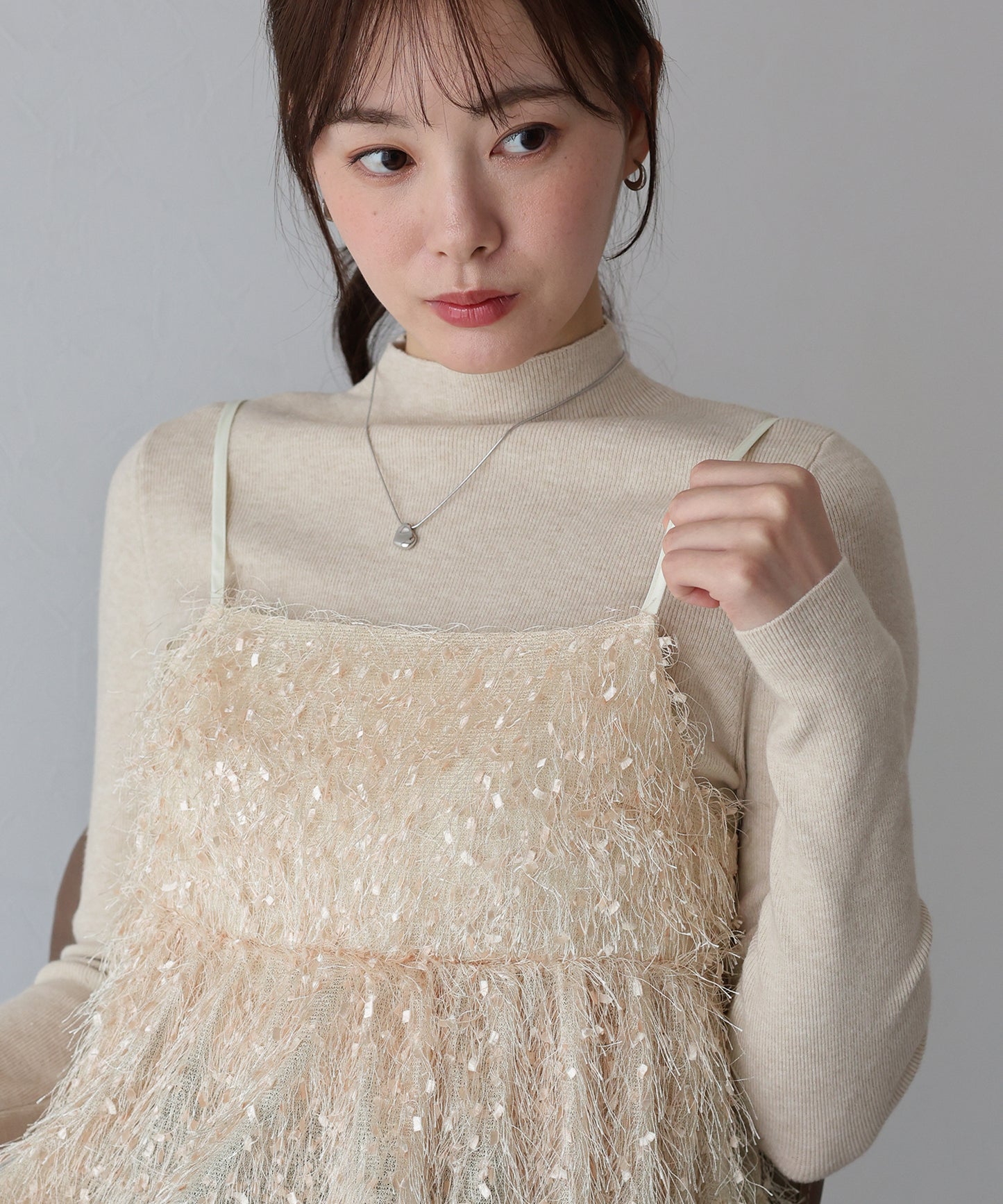 【早割5%OFF】フェザーフリンジビスチェ【ネコポス】