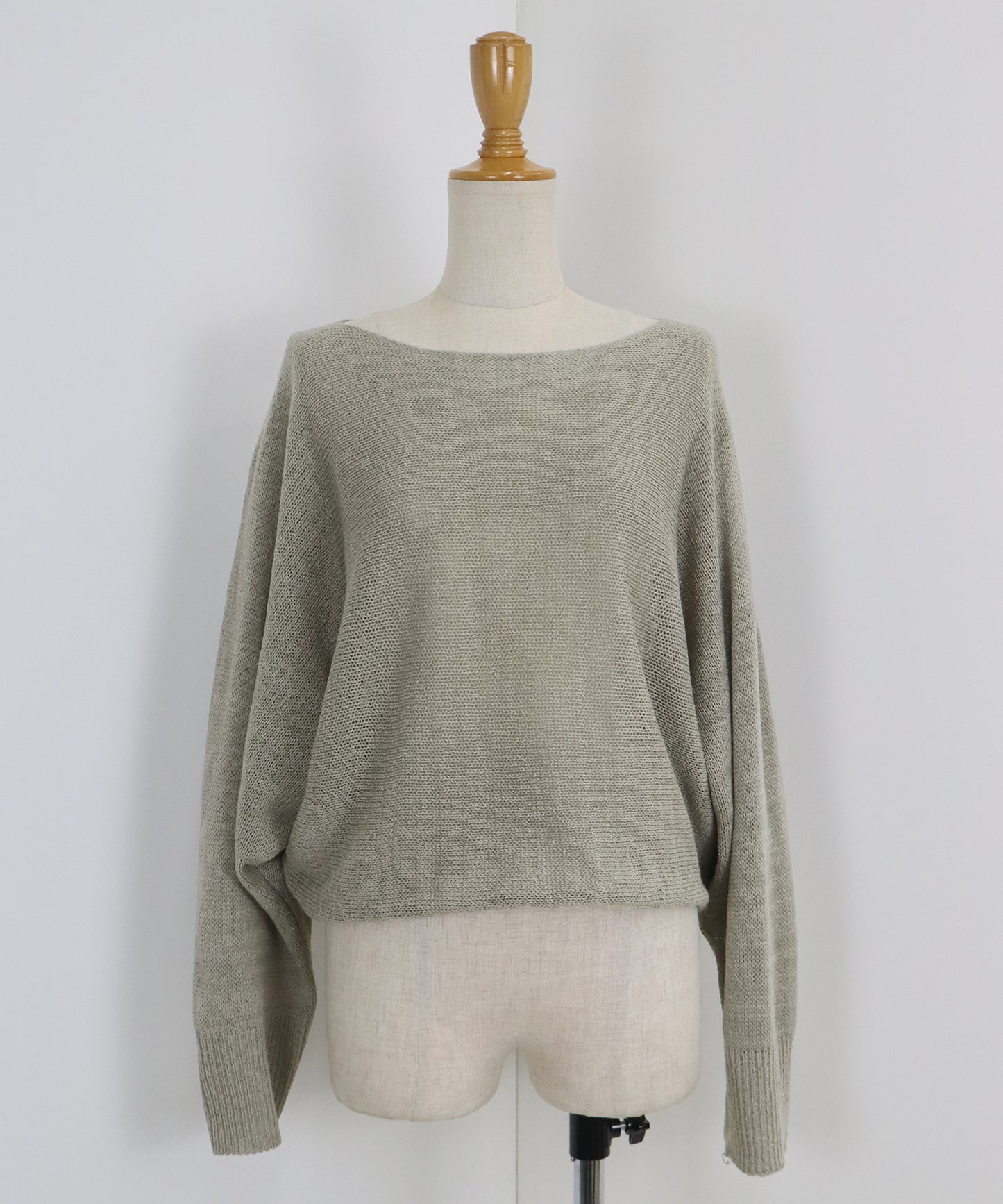 【TIME SALE】メッシュドルマンニット