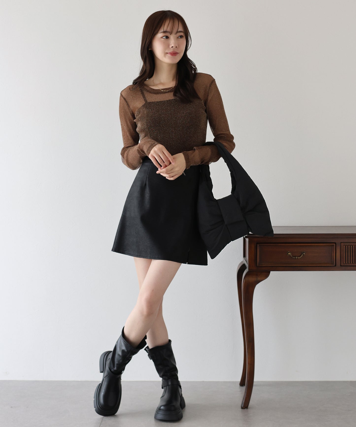 【早割り5%OFF】ミニリボンパテッドバッグ