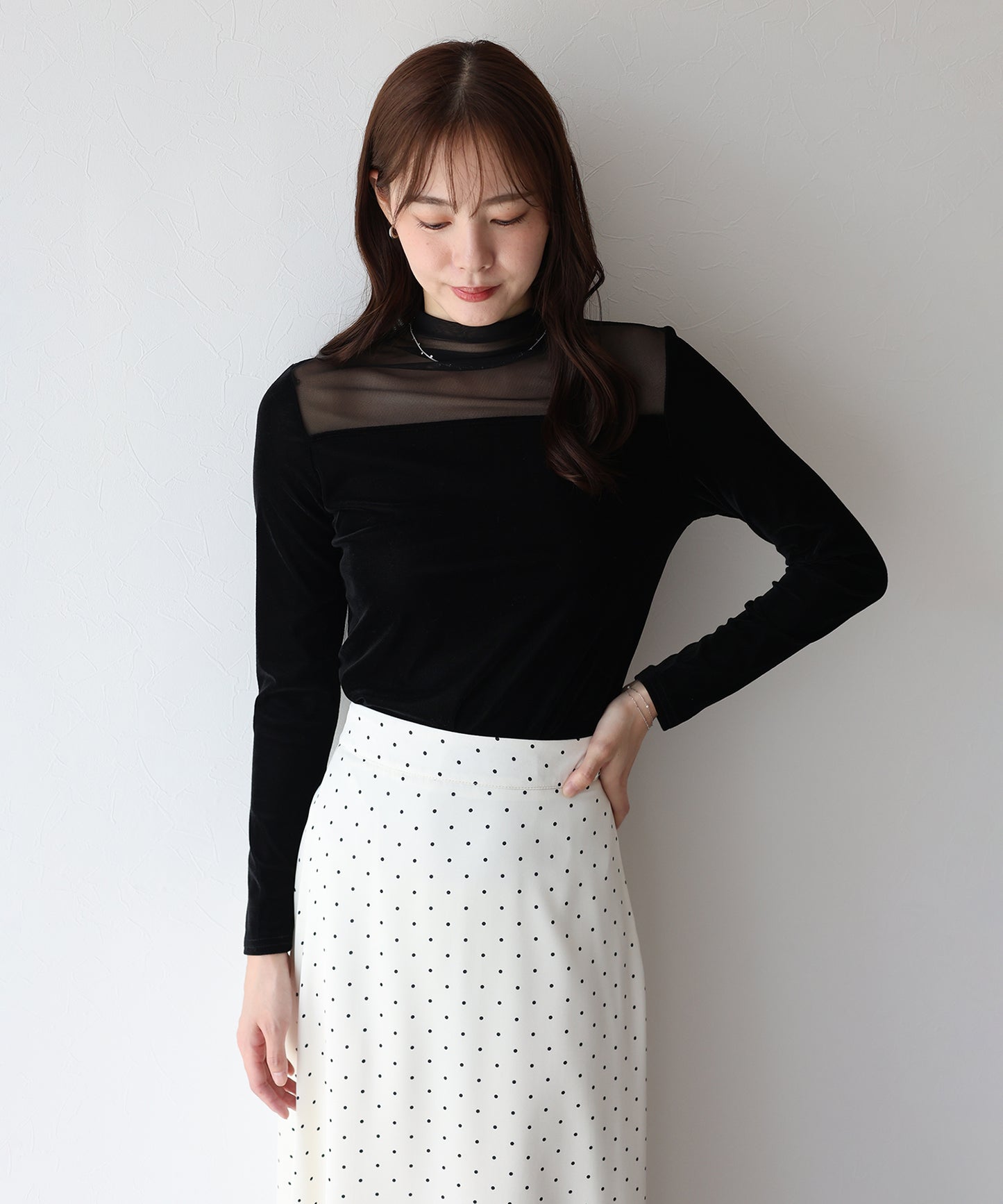 【早割5%OFF】シアーベロアトップス【ネコポス】