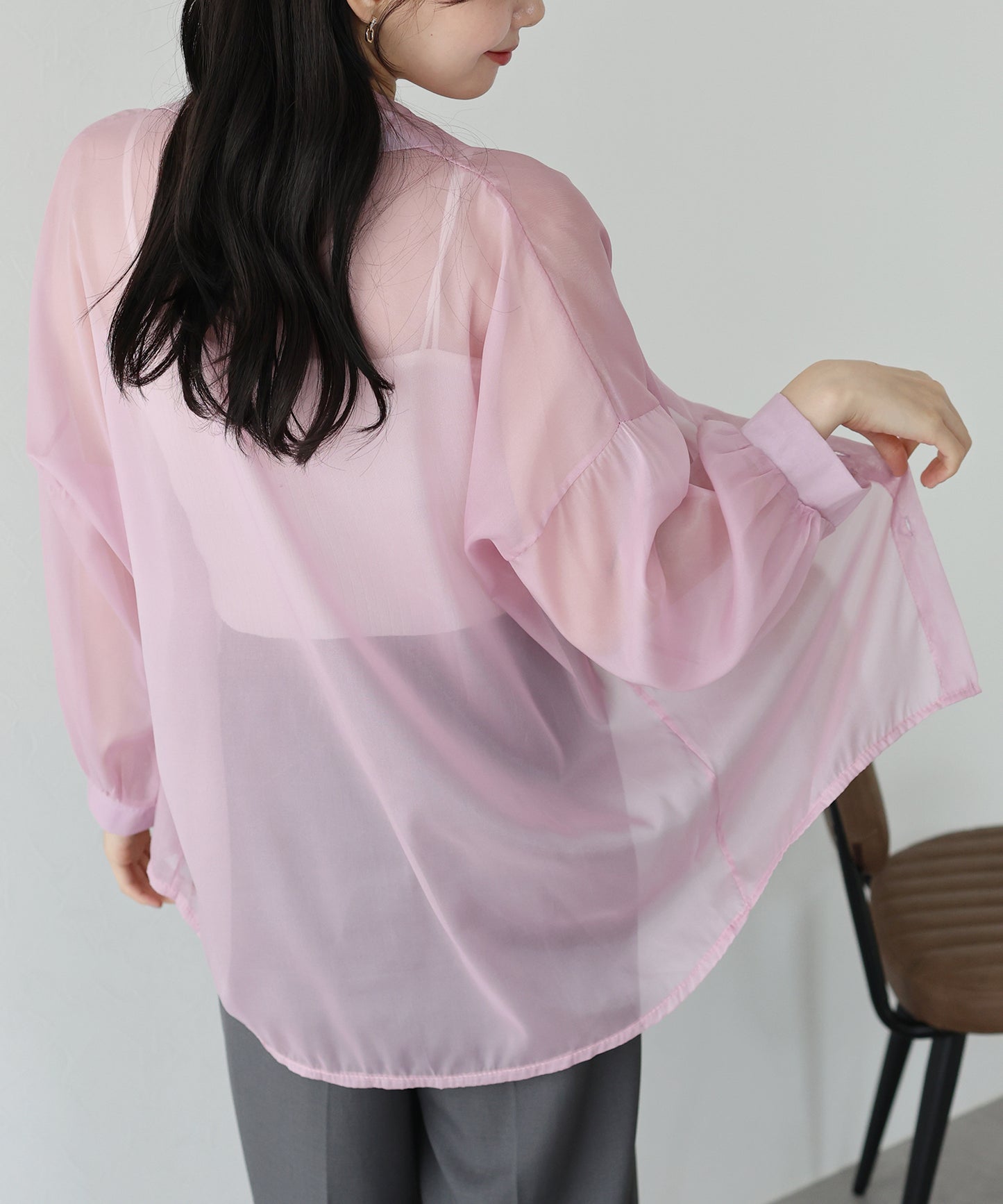 【SALE】シアーシャツ【ネコポス】