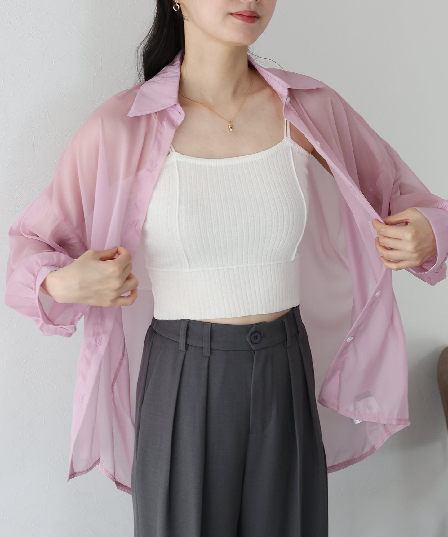 【SALE】シアーシャツ【ネコポス】