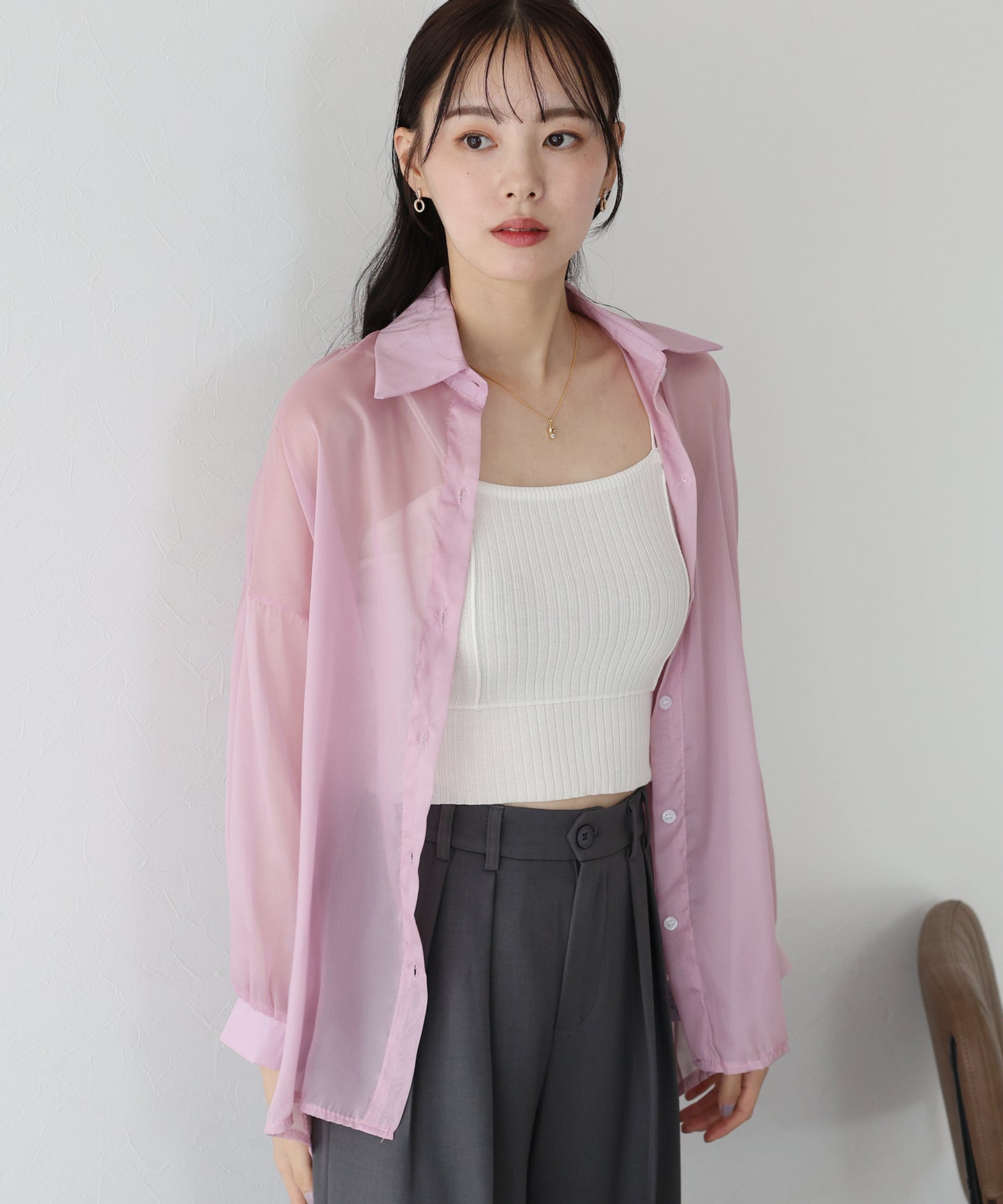 【SALE】シアーシャツ【ネコポス】