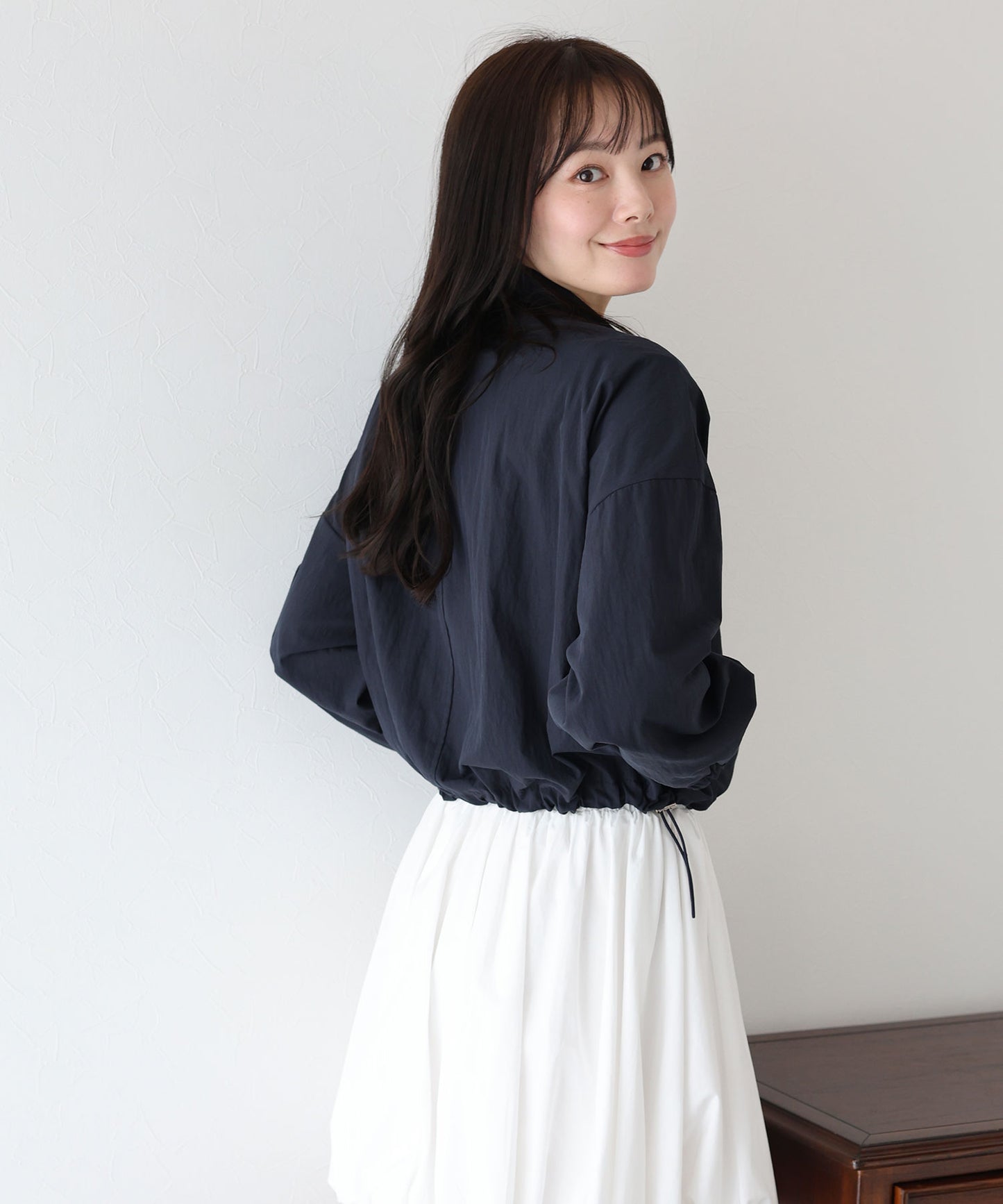 【TIME SALE】ワンポイント刺繍ブルゾン