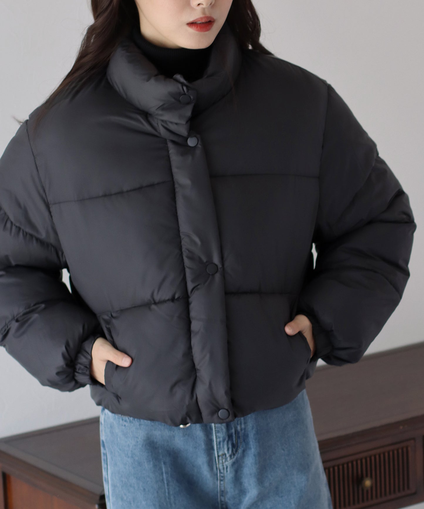 【TIME SALE】ショートパフ中綿ダウンジャケット