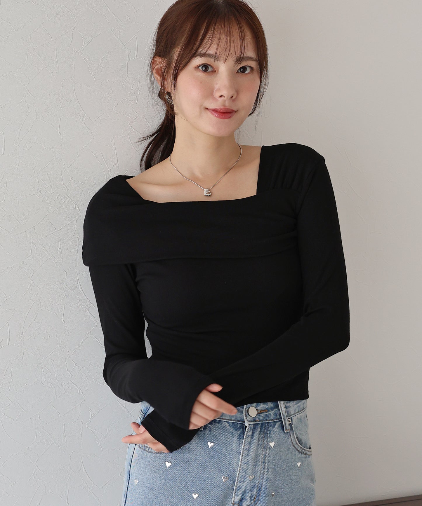【早割5%OFF】ワンショルダーカットソー【ネコポス】