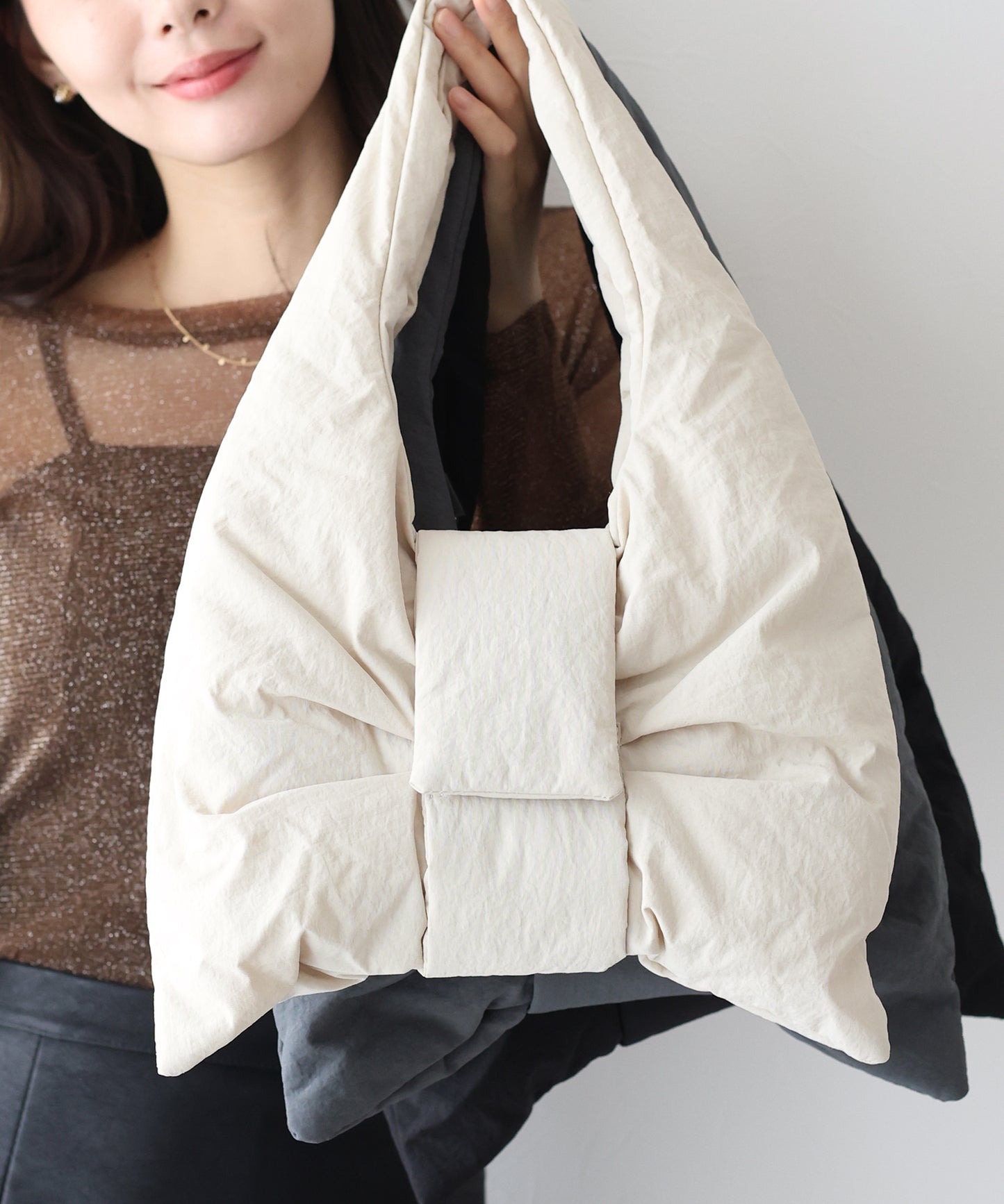 【早割り5%OFF】ミニリボンパテッドバッグ