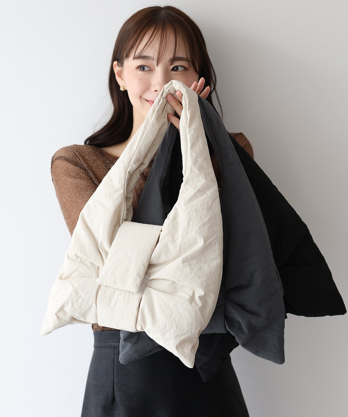 【早割り5%OFF】ミニリボンパテッドバッグ