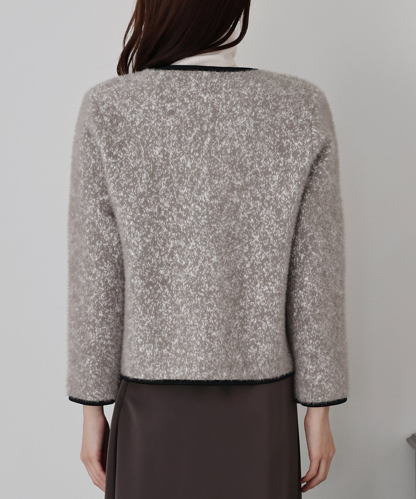 【SALE】ツイード風シャギージャケット