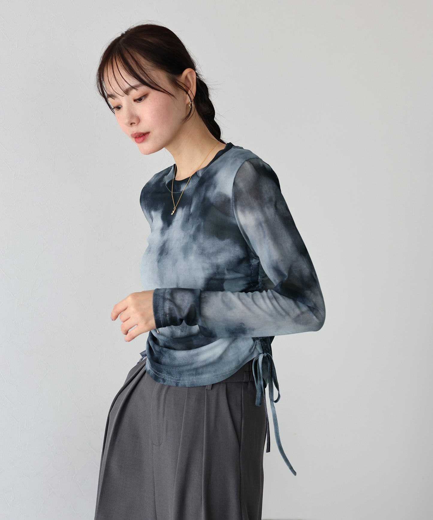 タイダイ柄シアートップス【ネコポス】