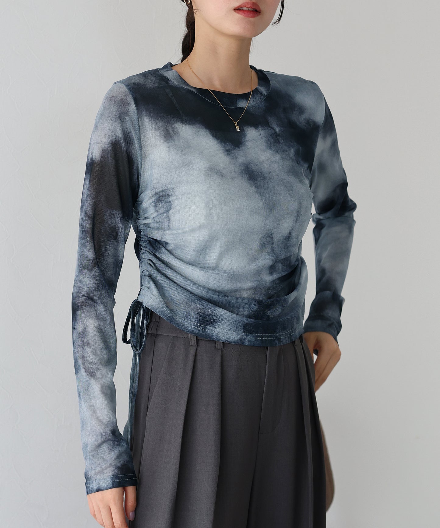 タイダイ柄シアートップス【ネコポス】