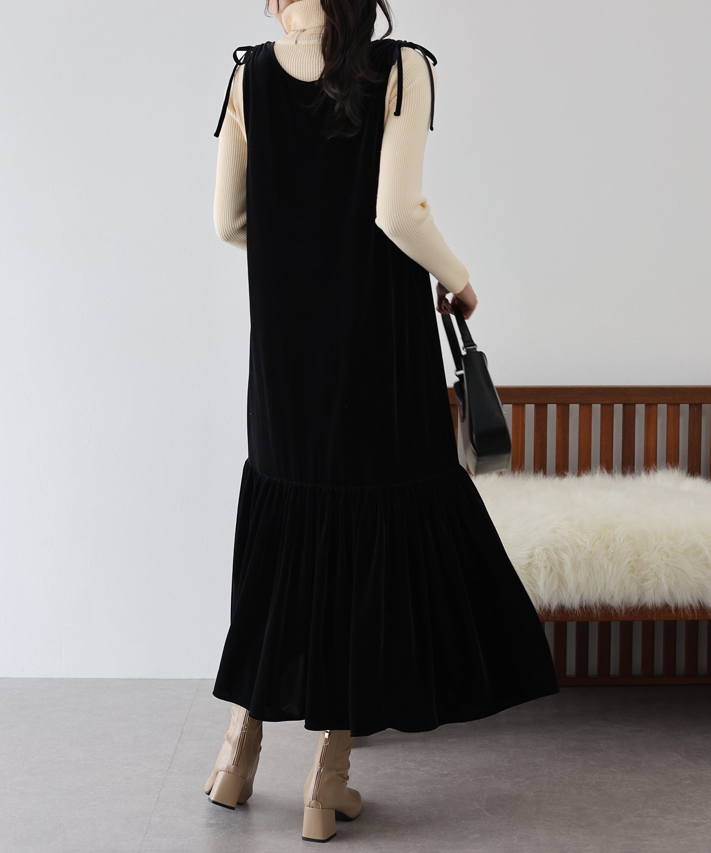 【SALE】ベロアジャンパースカート