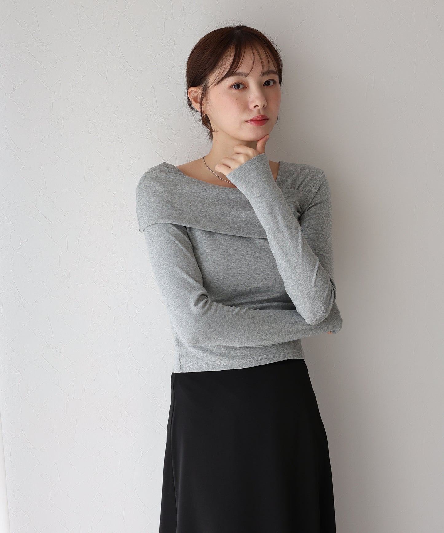 【早割5%OFF】ワンショルダーカットソー【ネコポス】