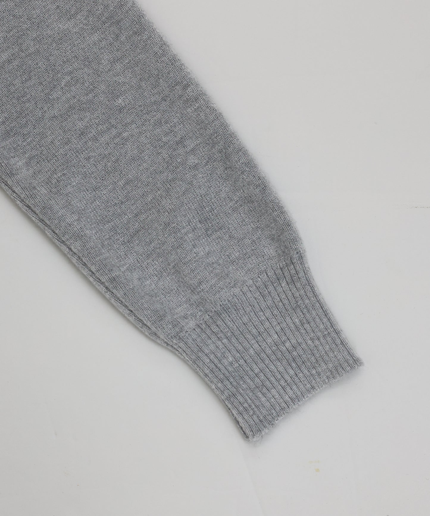 【早割5%OFF】ウール混フロントフリルポロニット