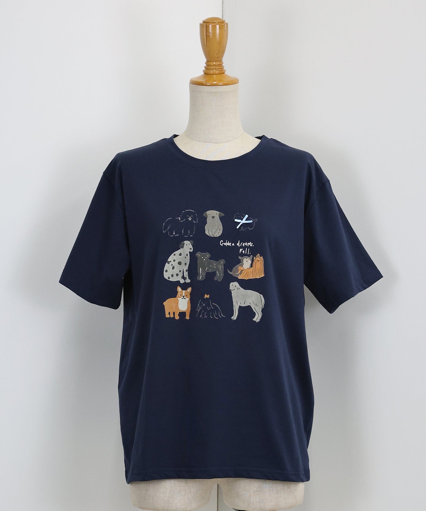 【TIME SALE】リボンDOGS半袖Tシャツ【ネコポス】