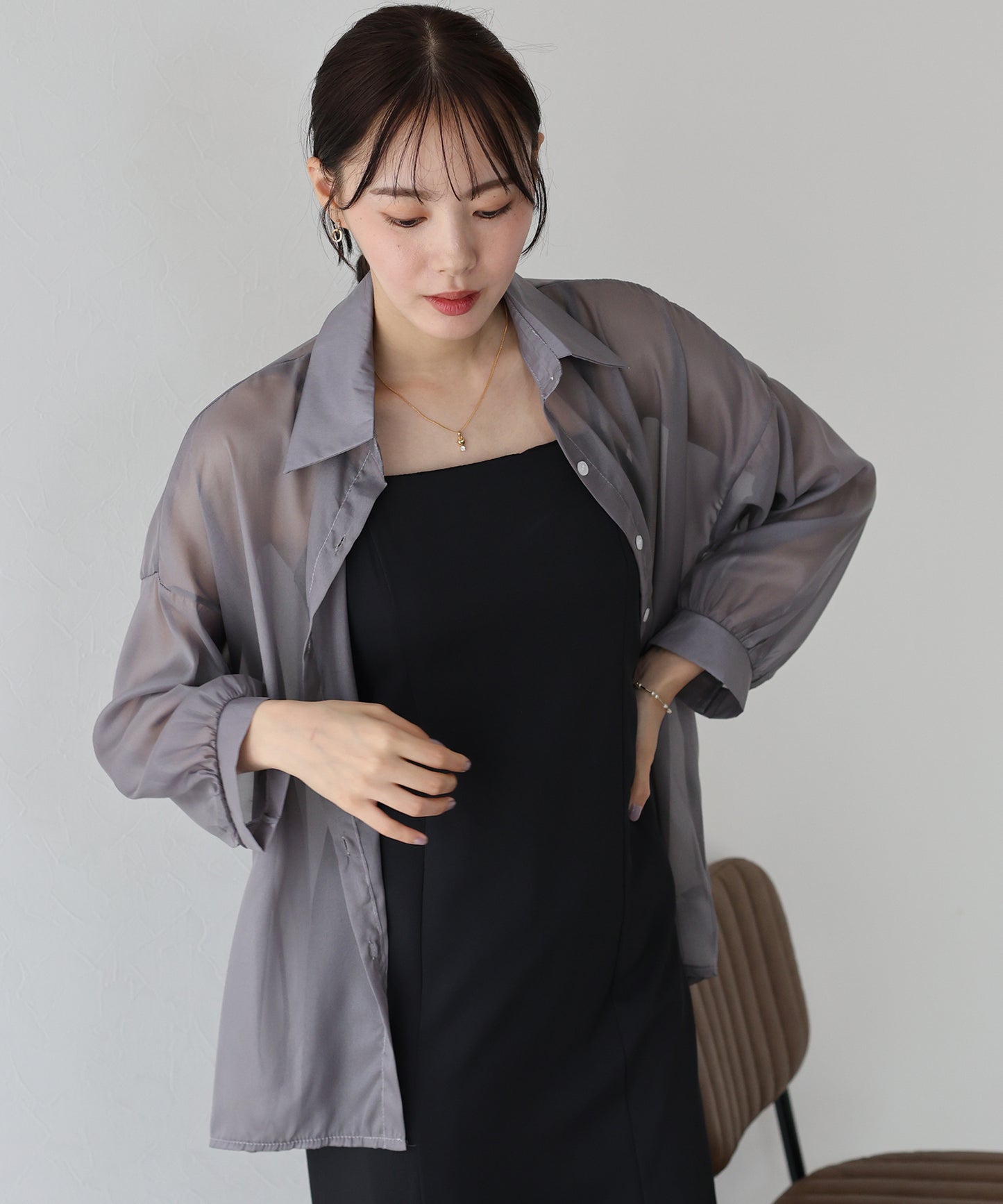 【SALE】シアーシャツ【ネコポス】