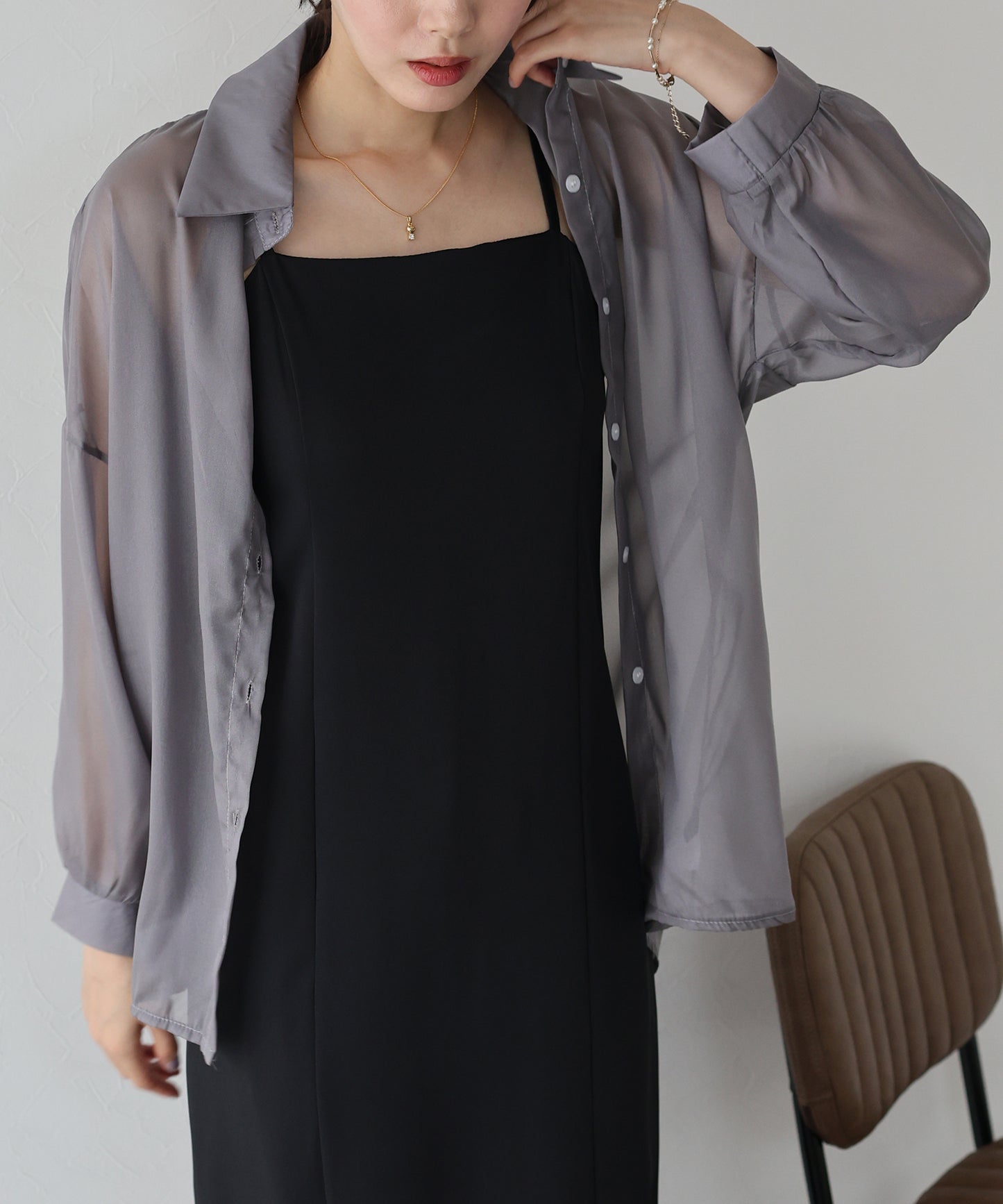 【SALE】シアーシャツ【ネコポス】