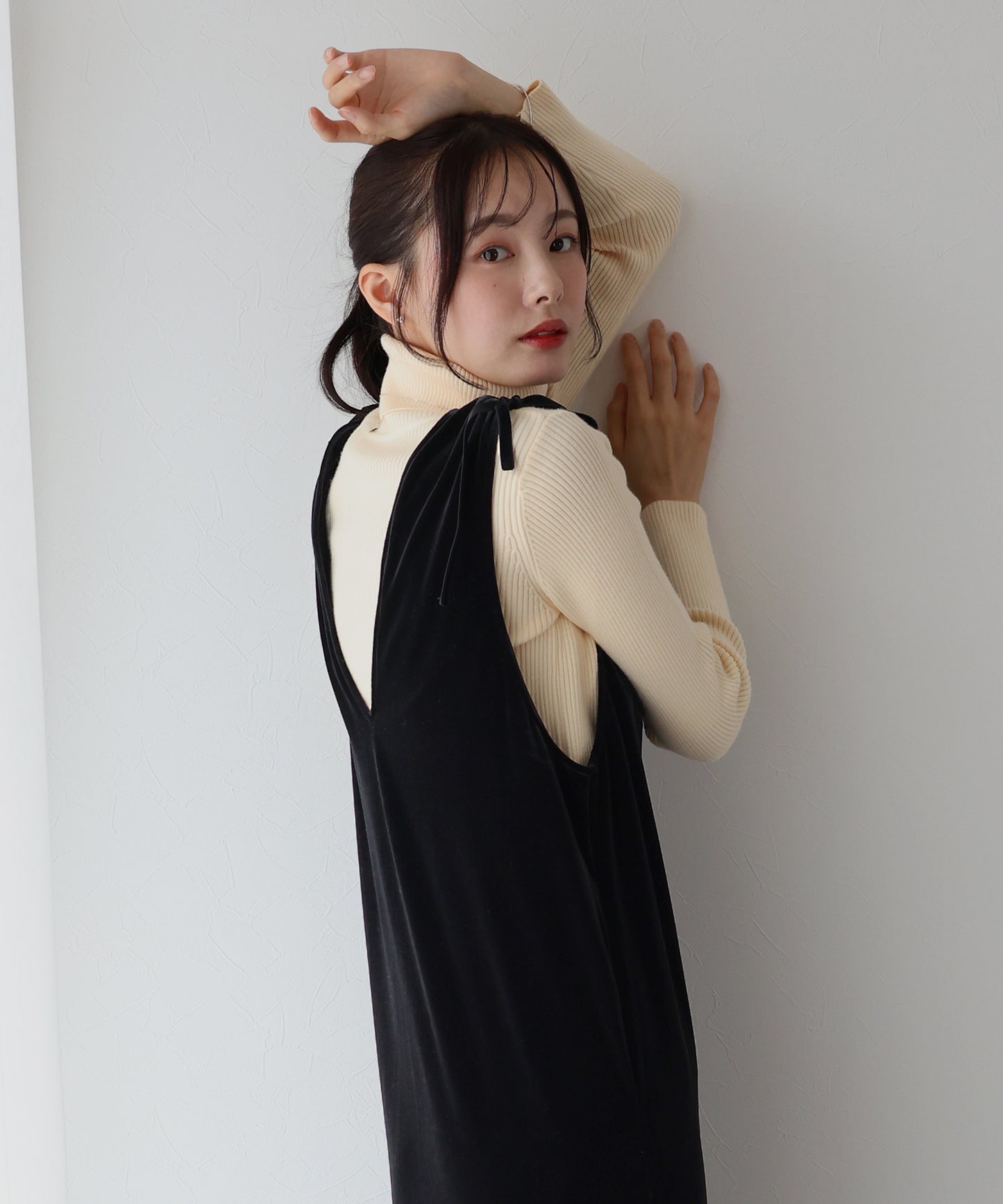 【SALE】ベロアジャンパースカート