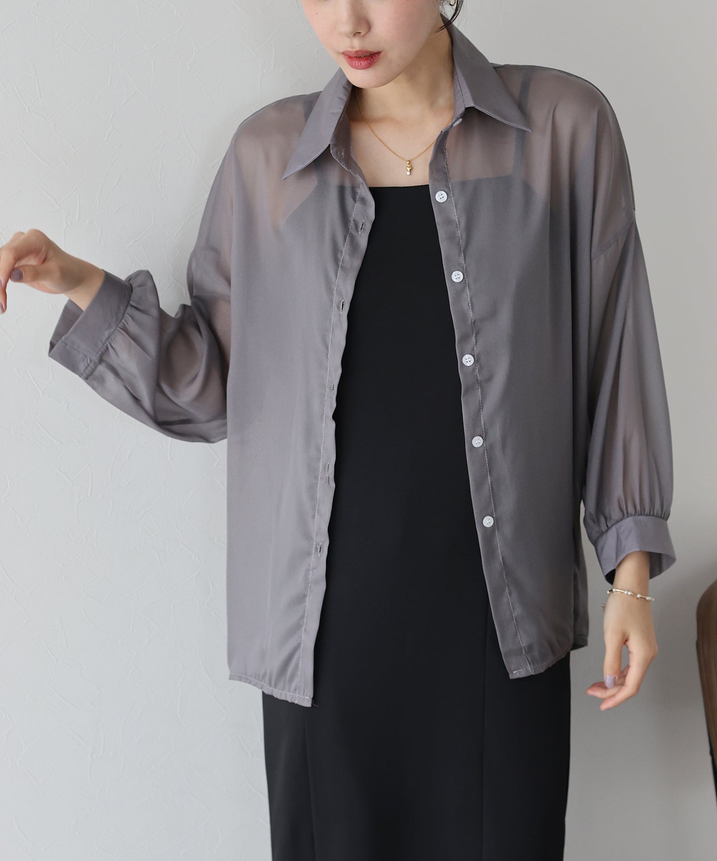 【SALE】シアーシャツ【ネコポス】