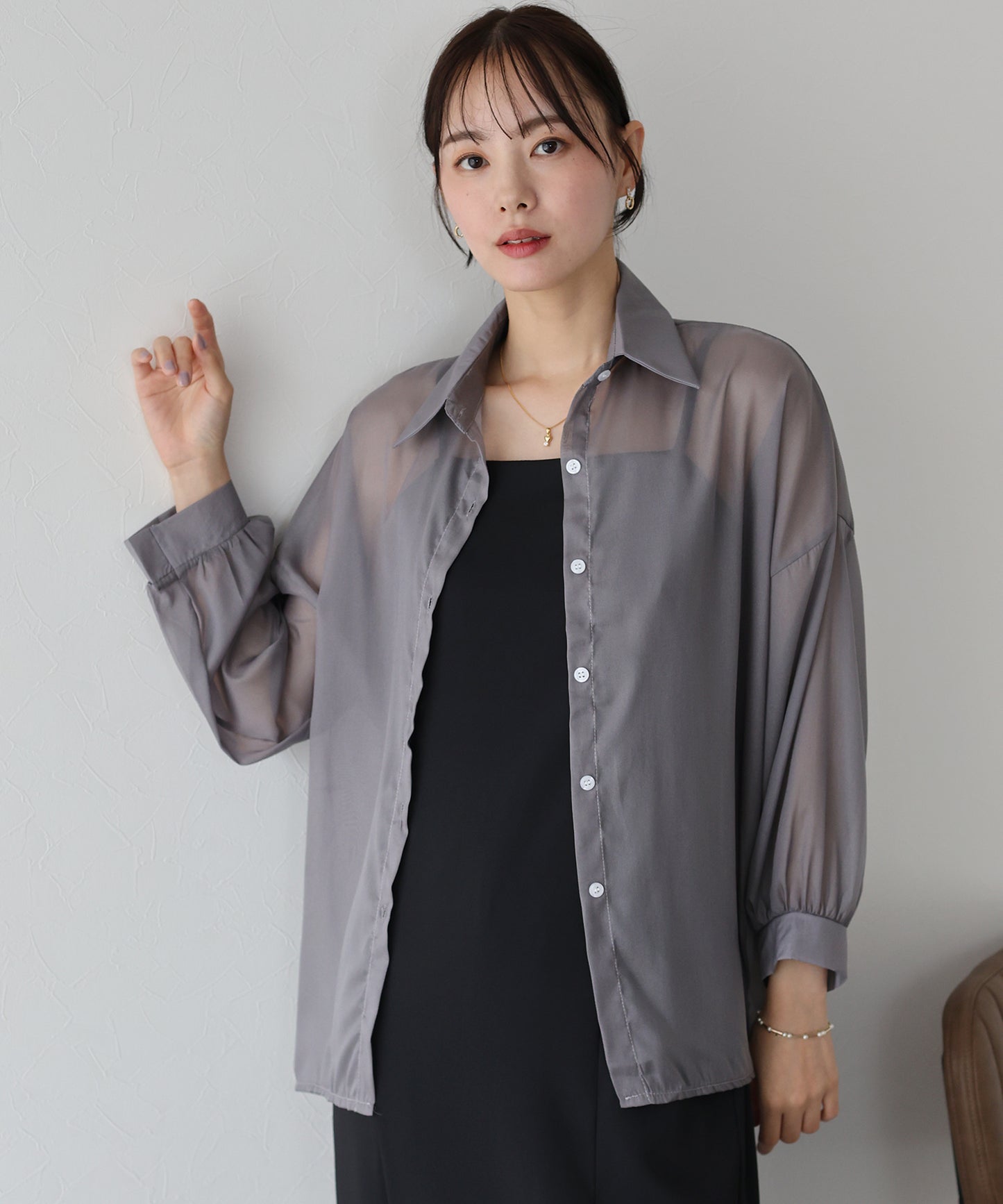 【SALE】シアーシャツ【ネコポス】