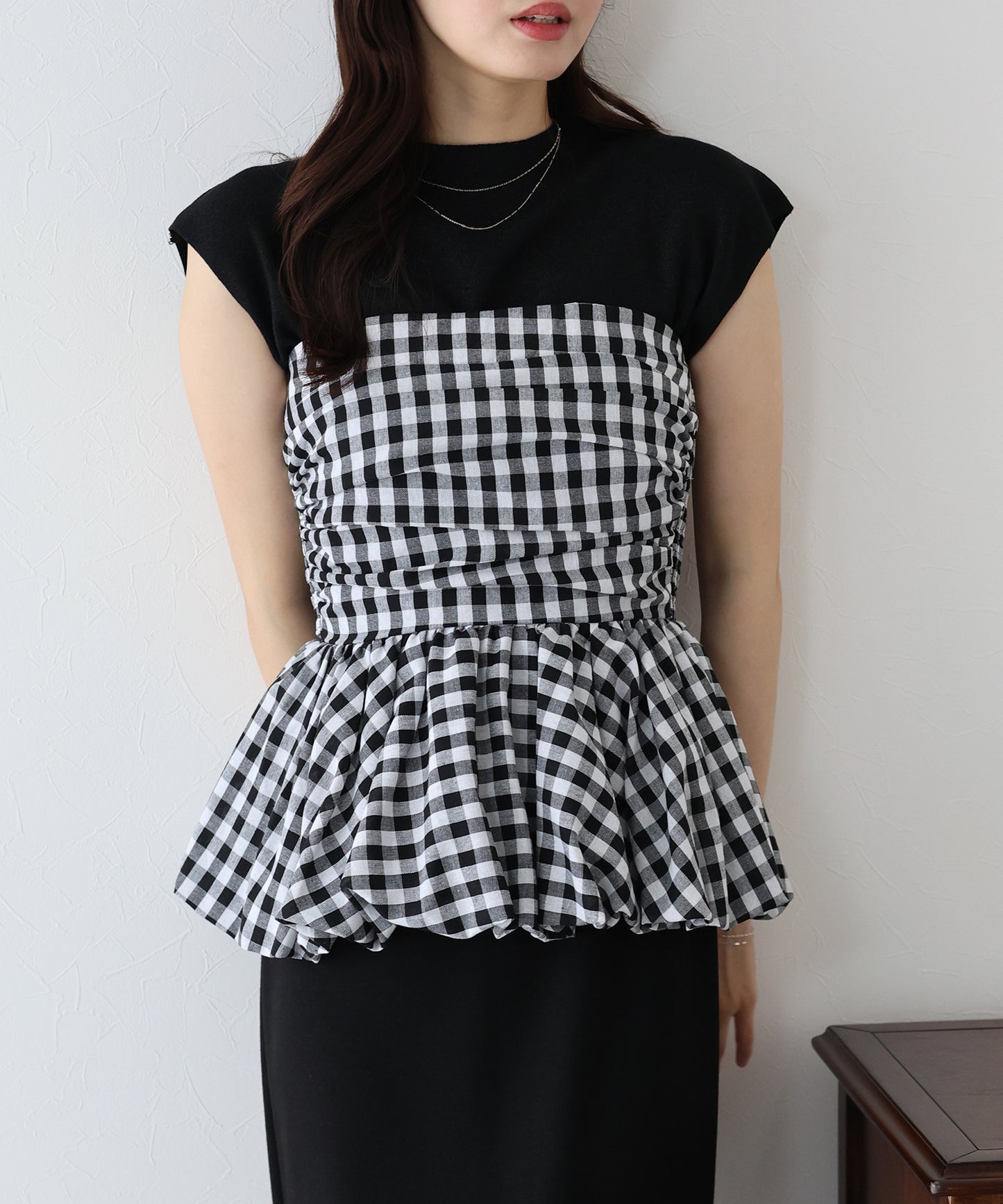 【TIME SALE】ベアバルーンペプラムビスチェ【ネコポス】