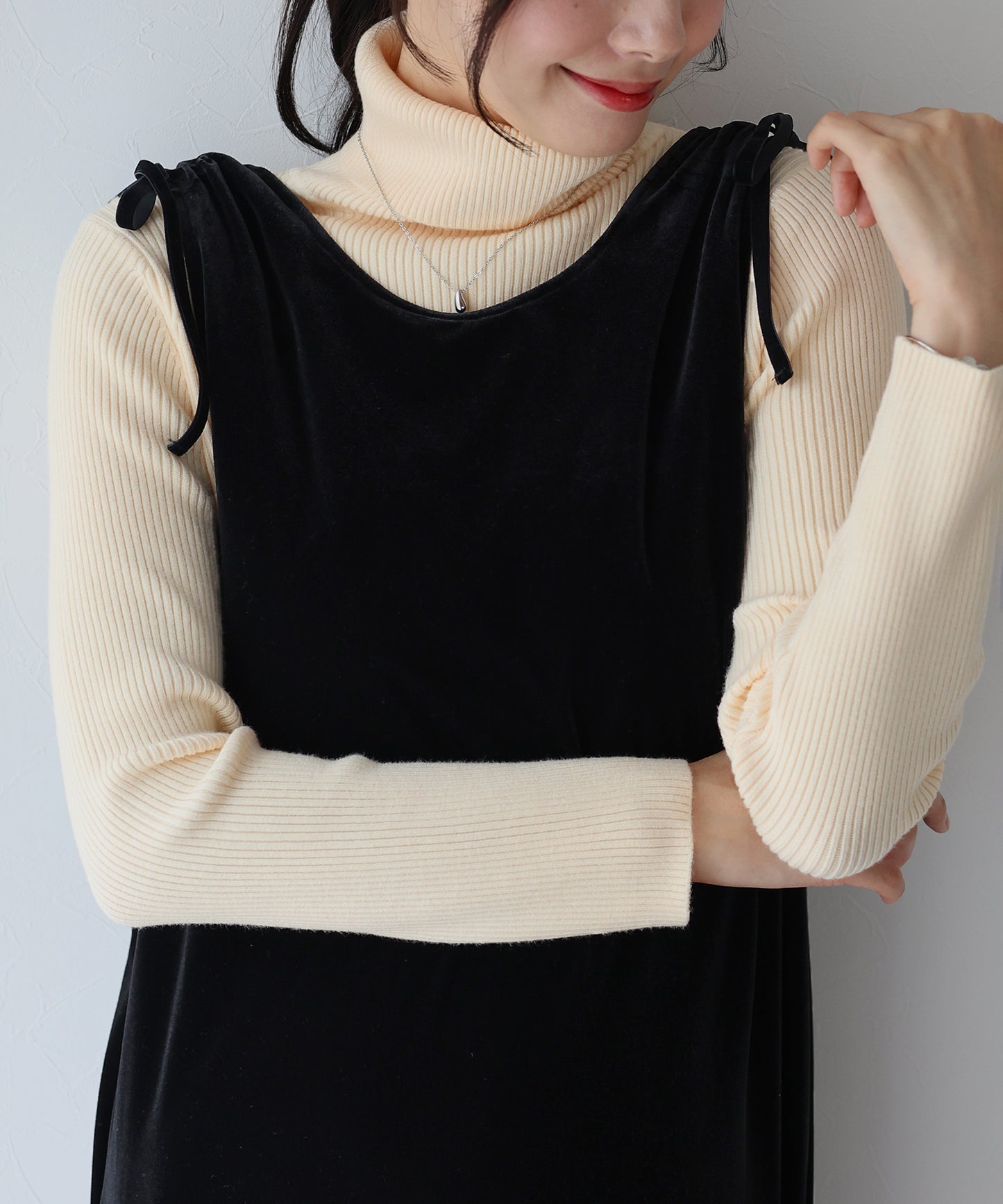 【SALE】ベロアジャンパースカート