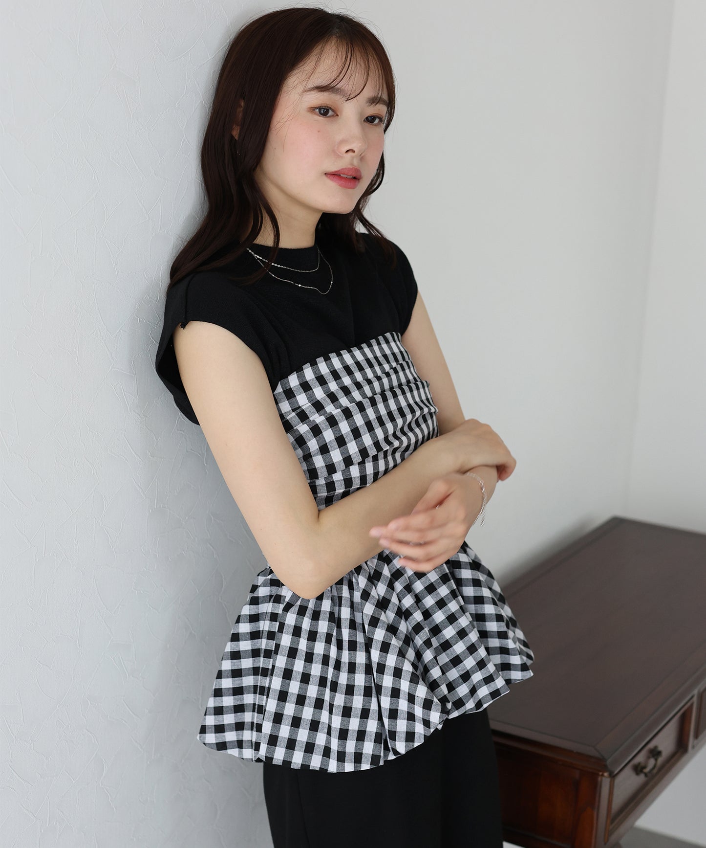 【TIME SALE】ベアバルーンペプラムビスチェ【ネコポス】