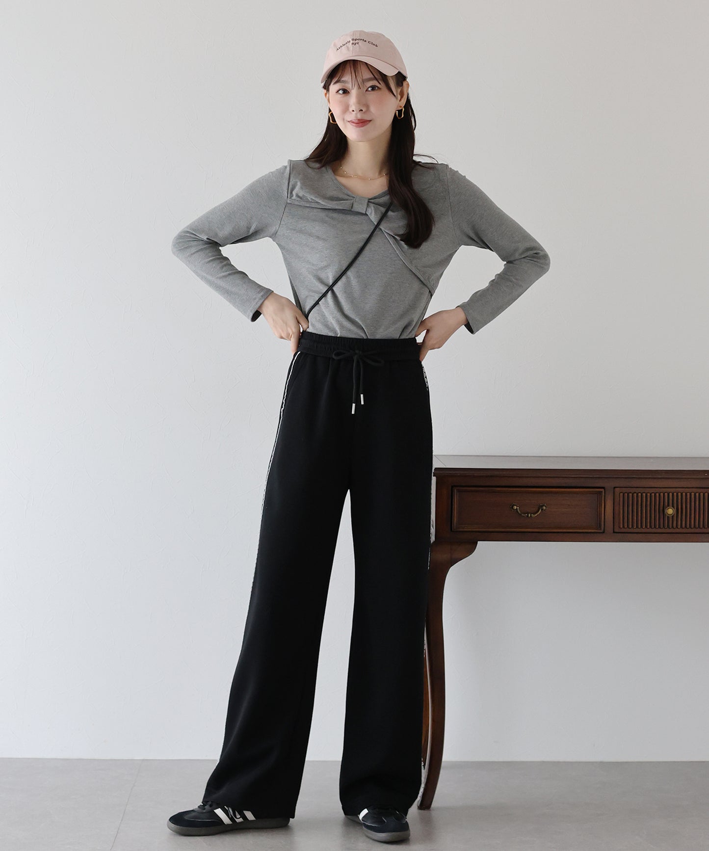 【SALE】サイドレーススウェットパンツ