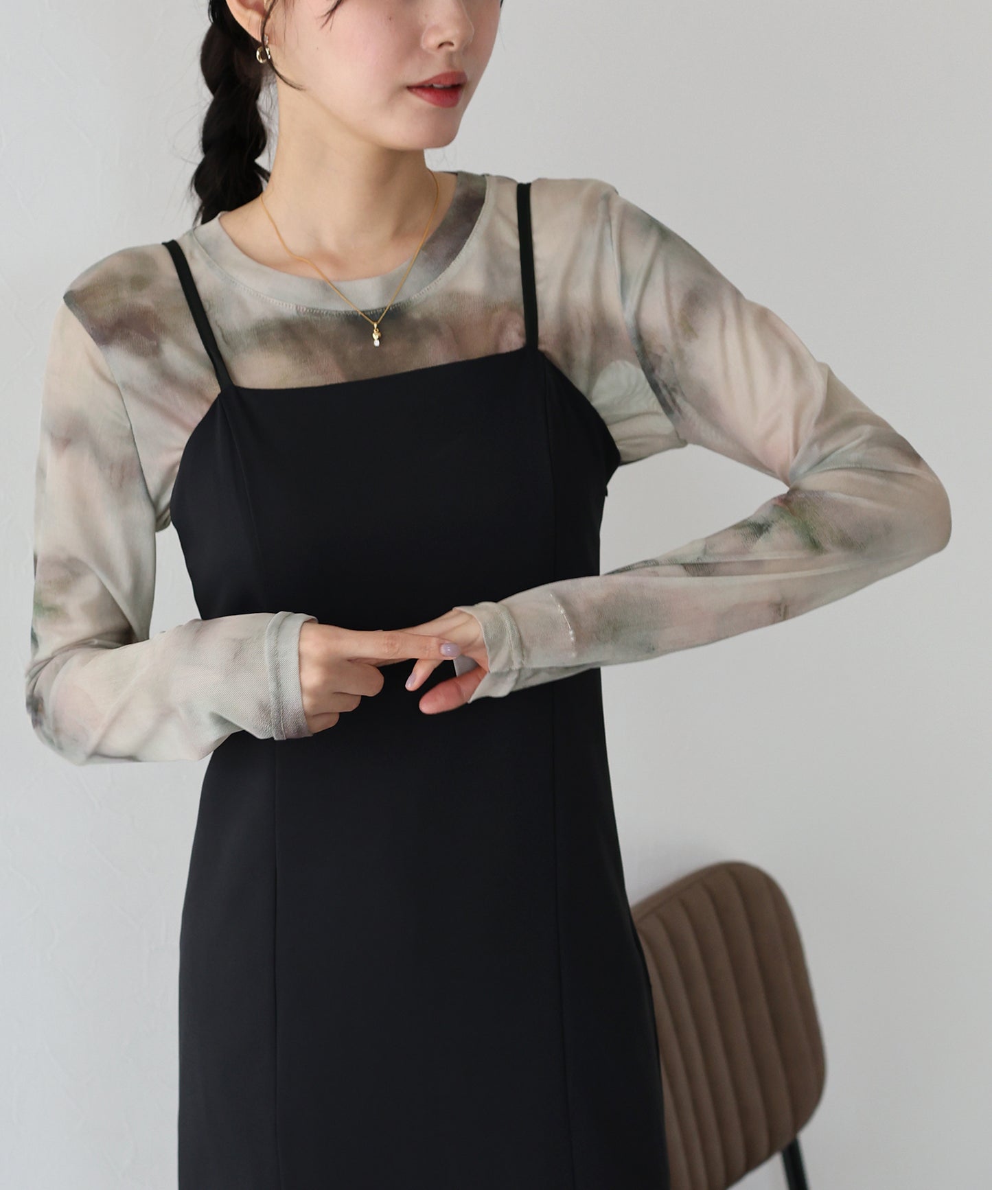 タイダイ柄シアートップス【ネコポス】